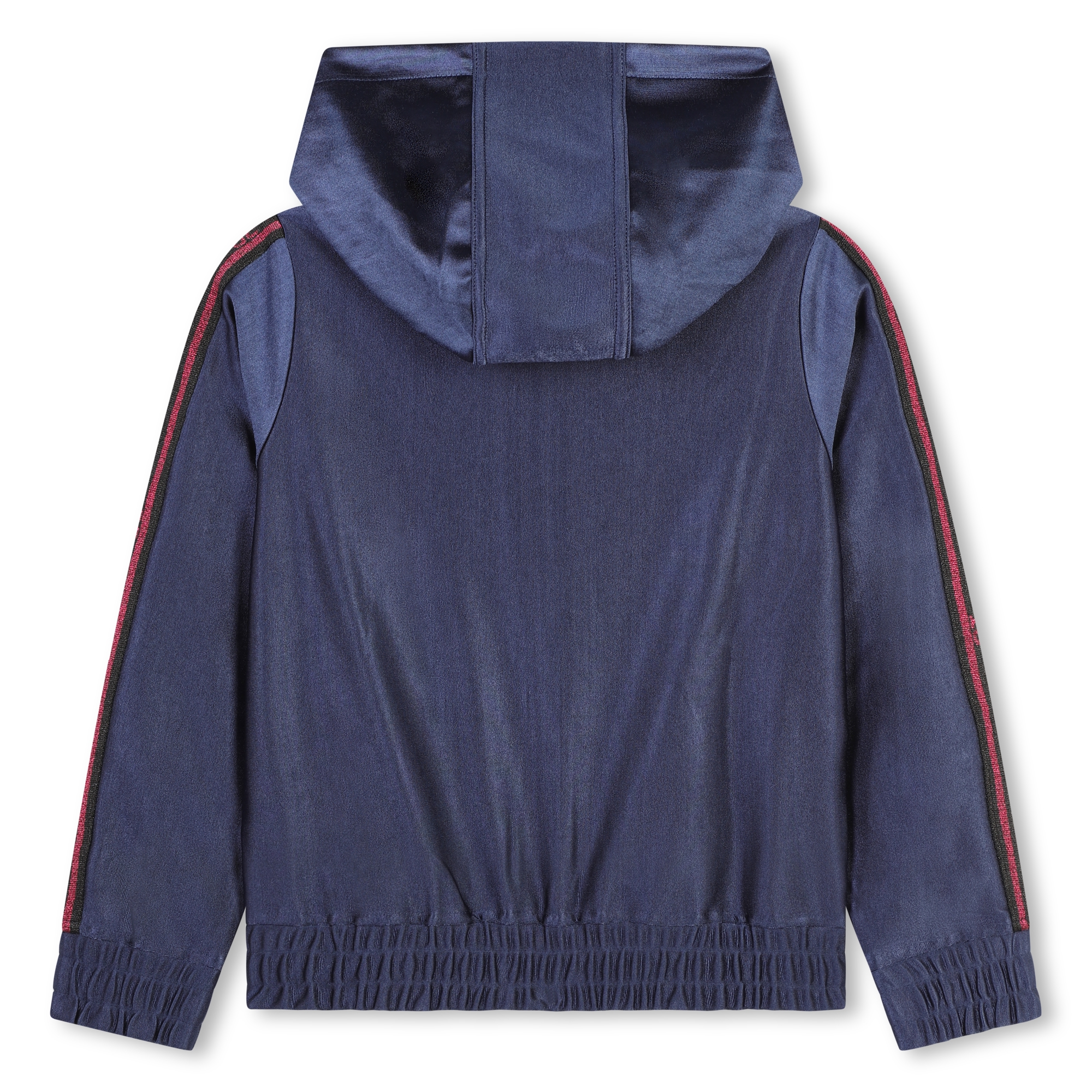 Sweat-shirt brillant zippé HUGO pour FILLE