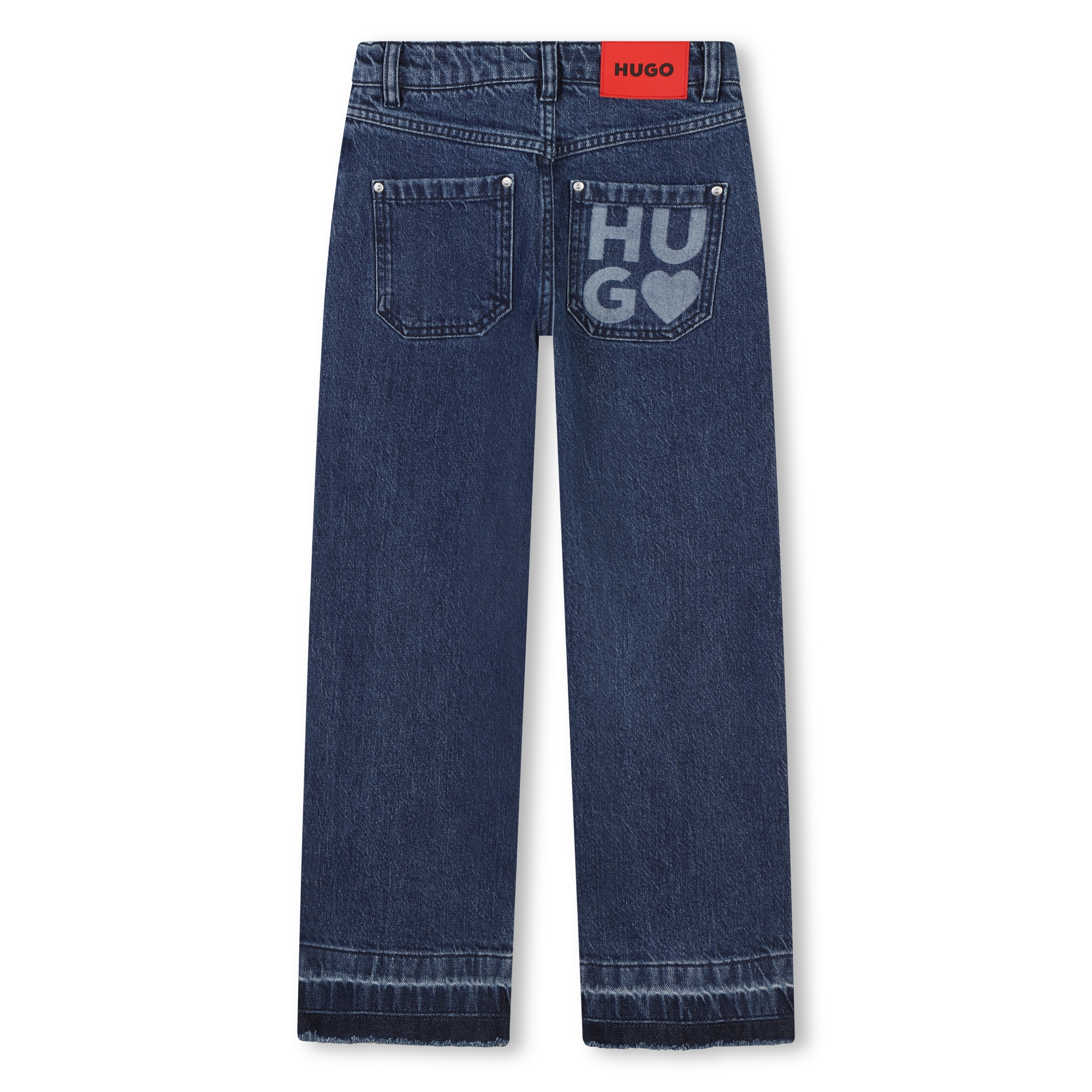 Jeans con bordi usurati HUGO Per BAMBINA