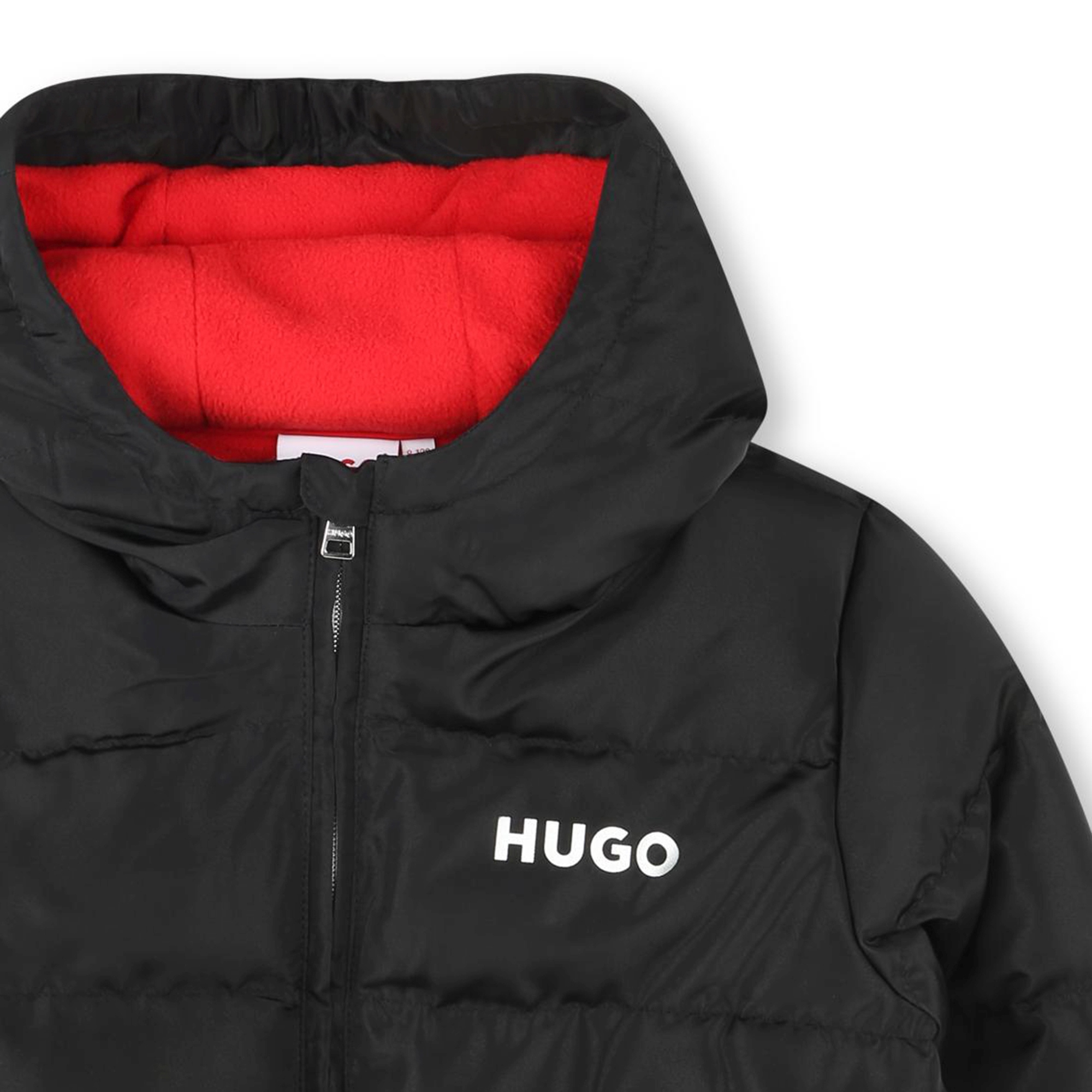 Gefütterte Kapuzenwinterjacke HUGO Für MÄDCHEN