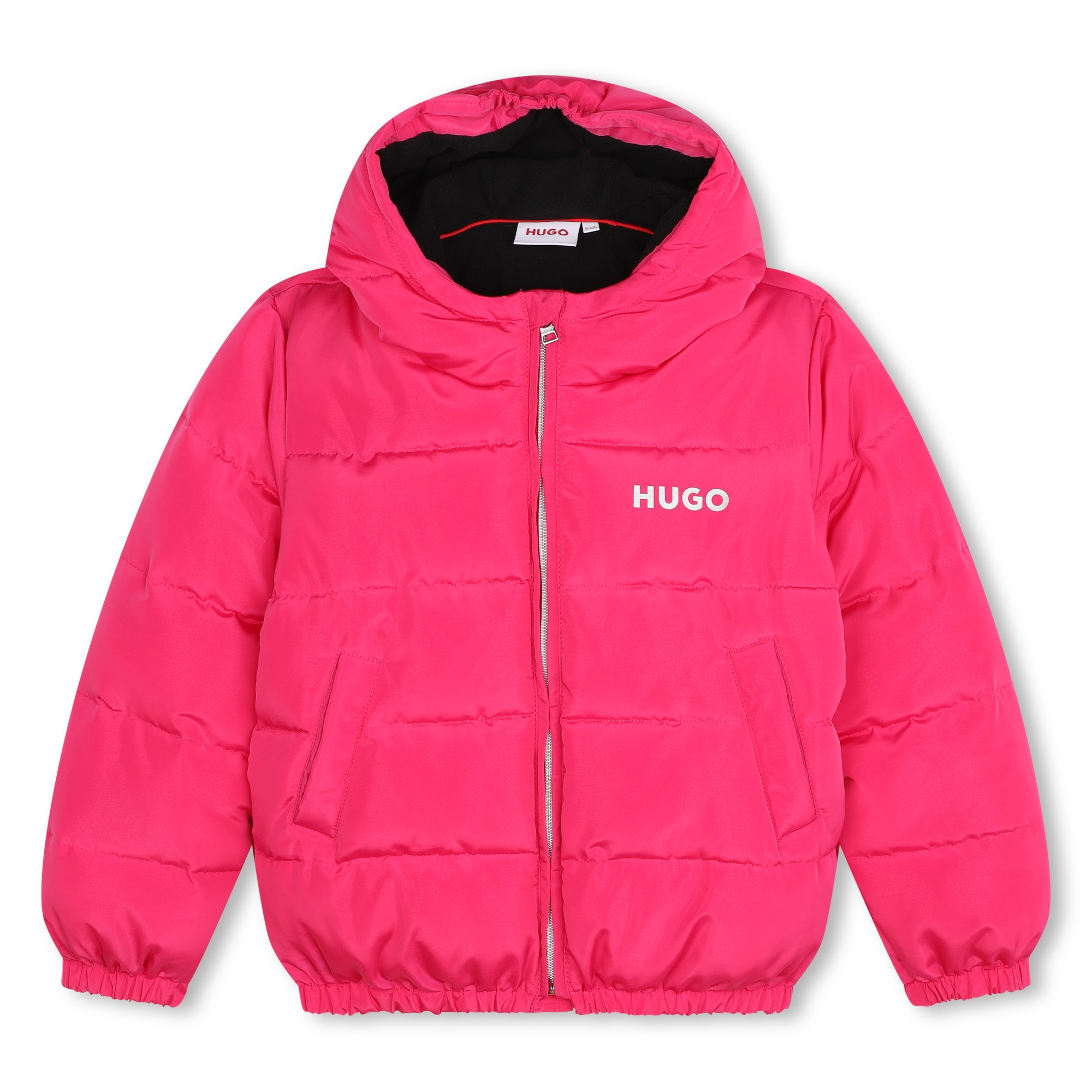 Hooded lined puffer jacket HUGO for GIRL