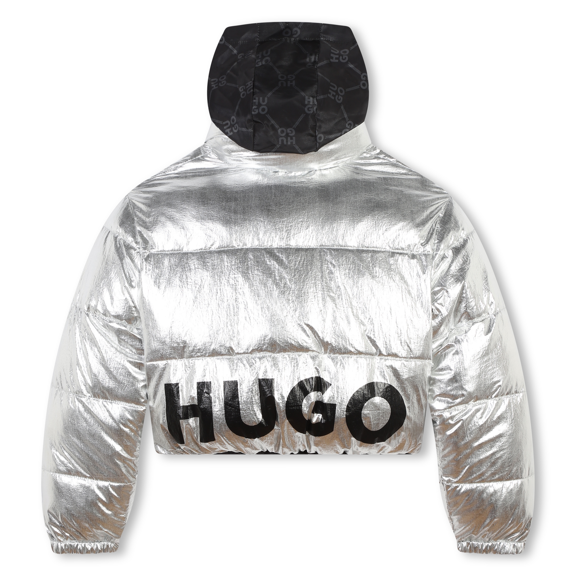 Reversible cropped puffer HUGO for GIRL