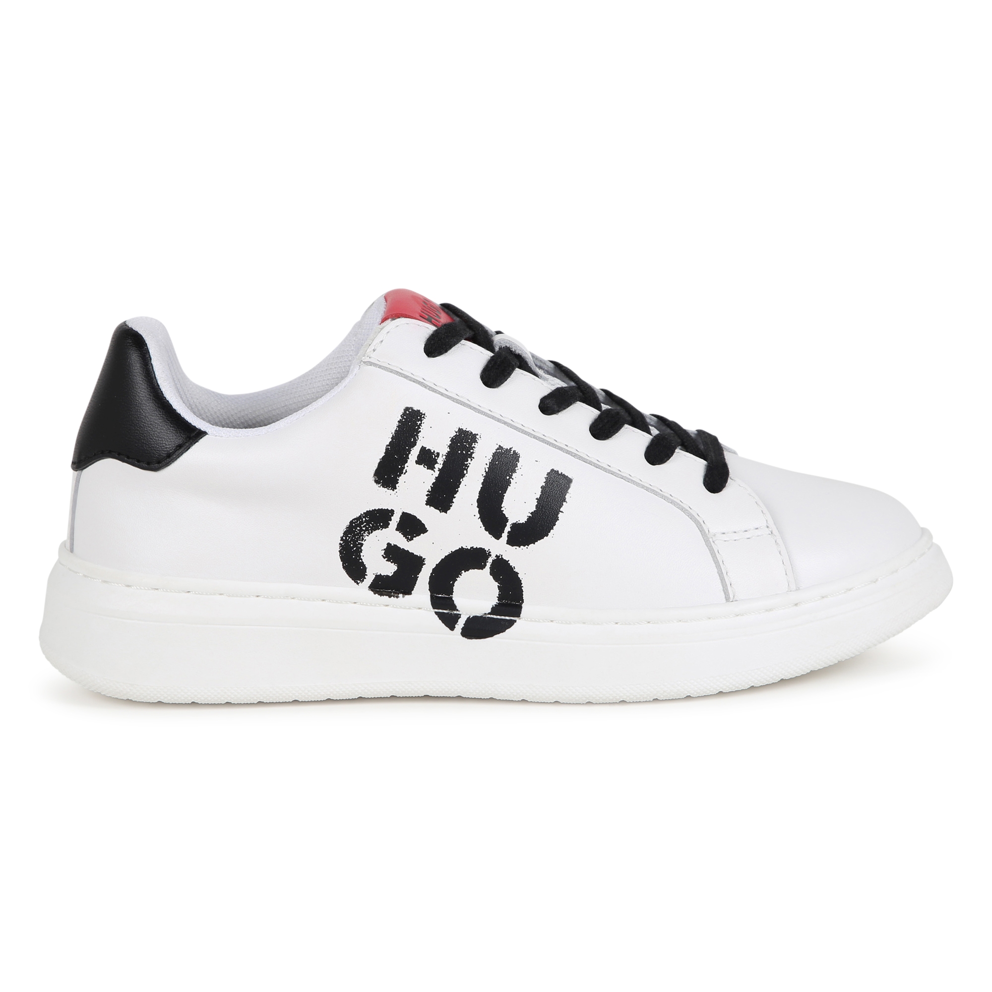 Leren sneakers met veters HUGO Voor