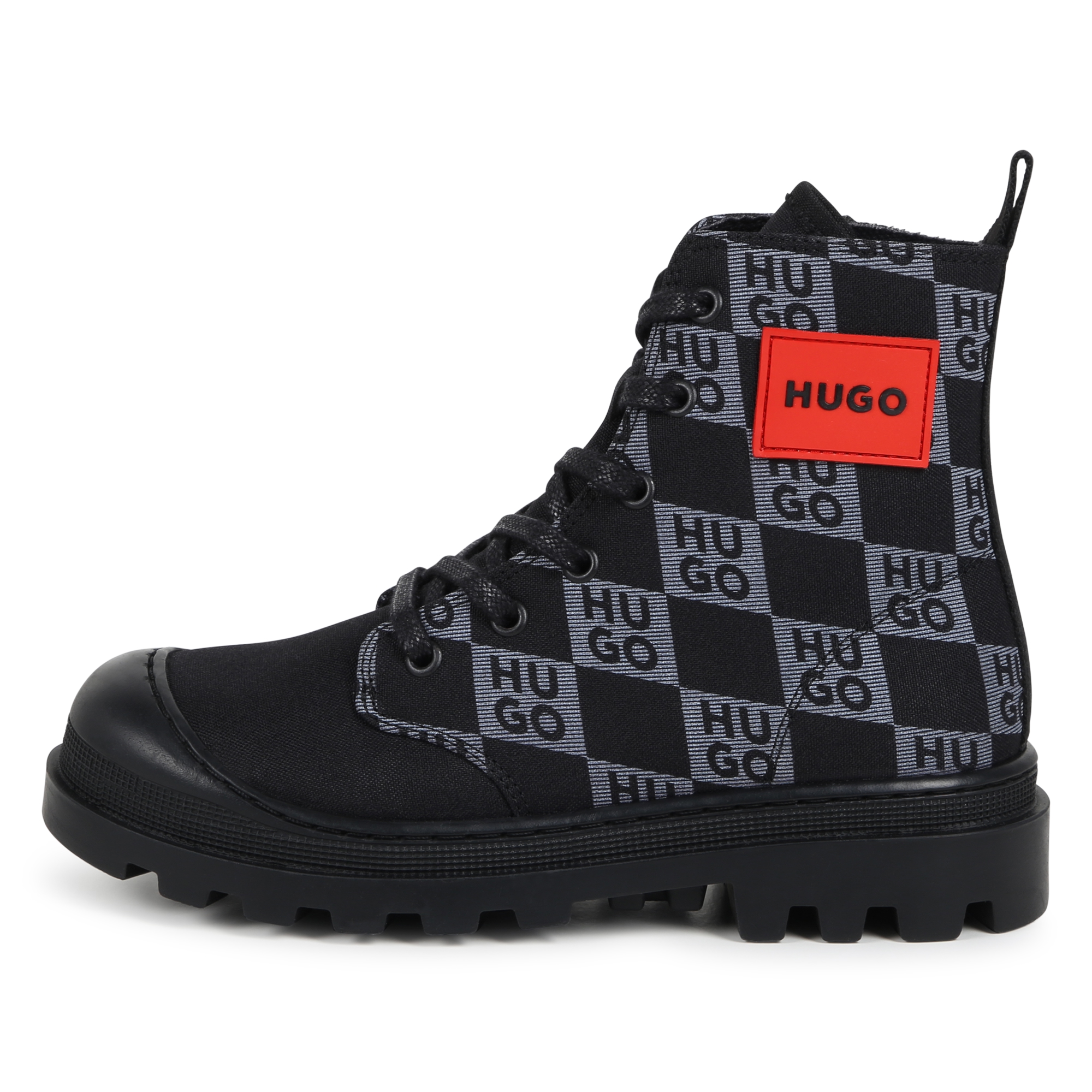 Bottines à lacets et fermeture  zipée HUGO pour GARCON