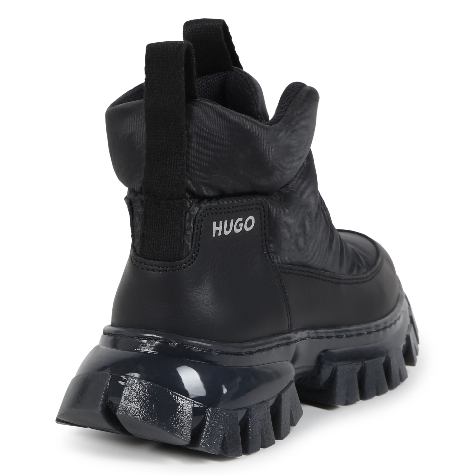 Bottines lacées bimatières HUGO pour FILLE