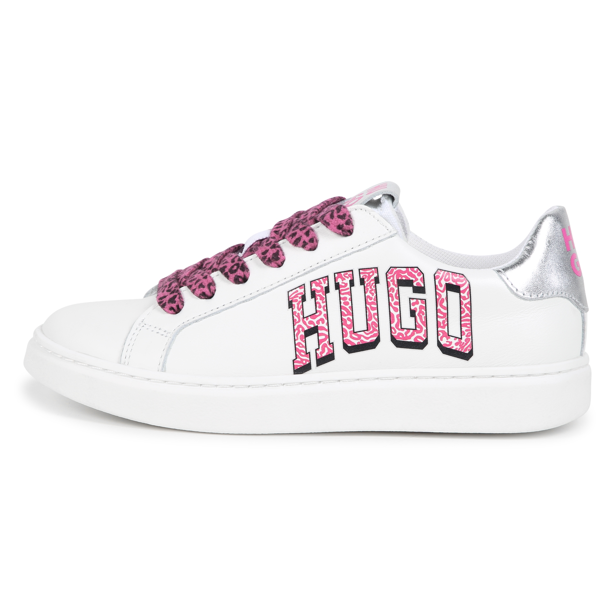 Sneakers met veters en print HUGO Voor