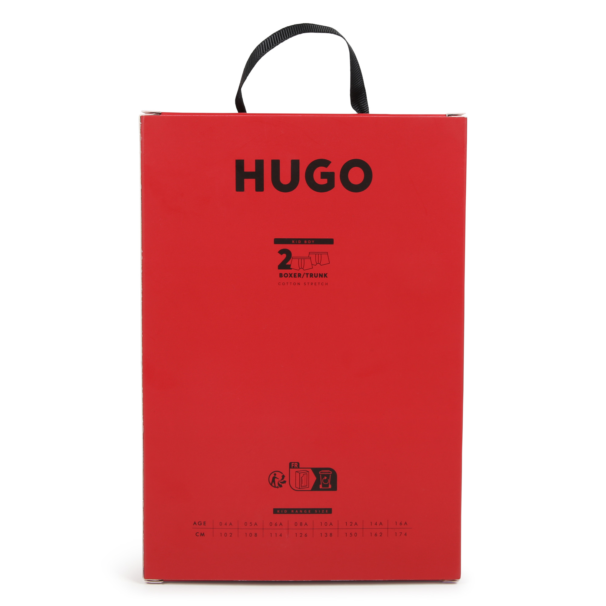 Pack de 2 boxer de algodón HUGO para NIÑO