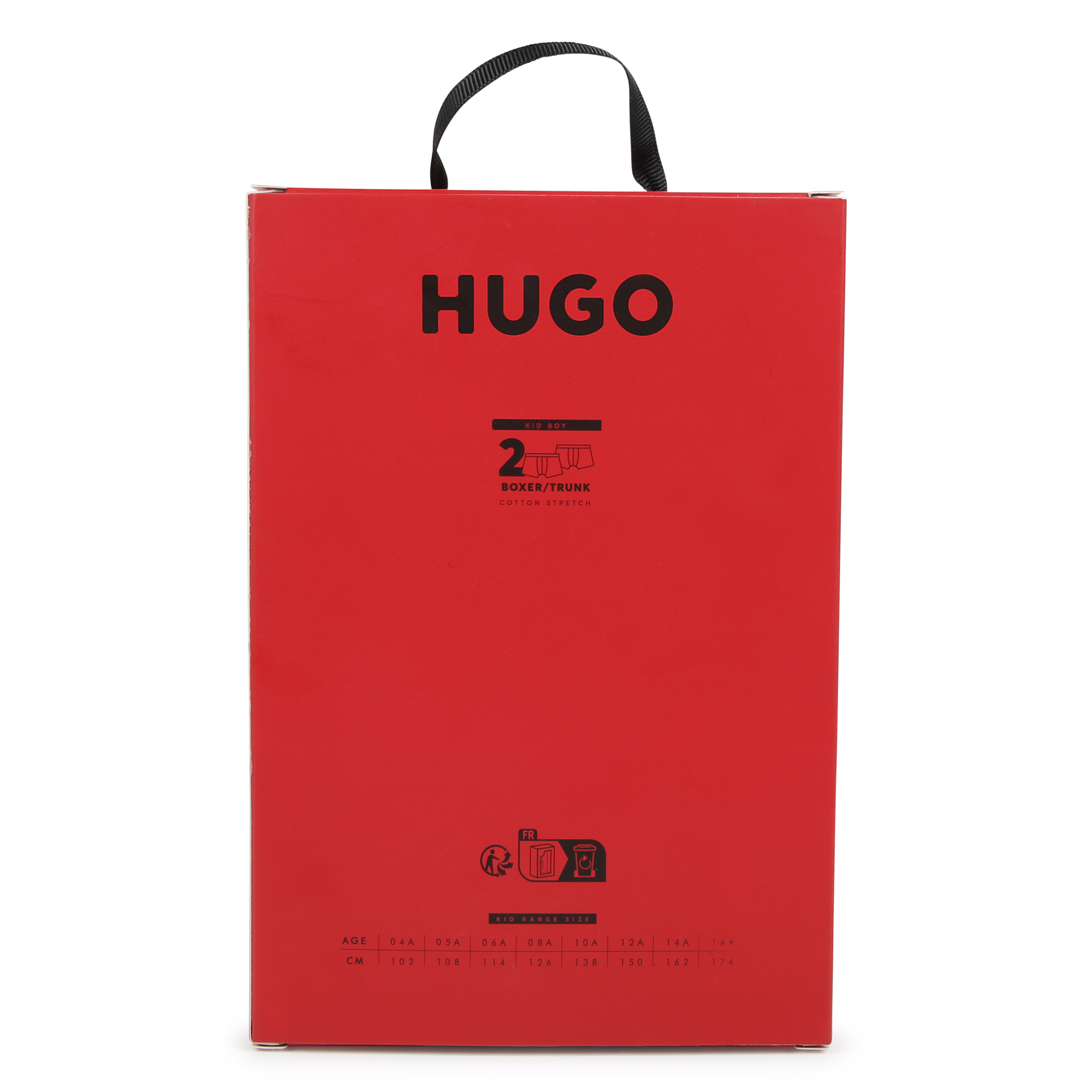 Pack de 2 boxer de algodón HUGO para NIÑO