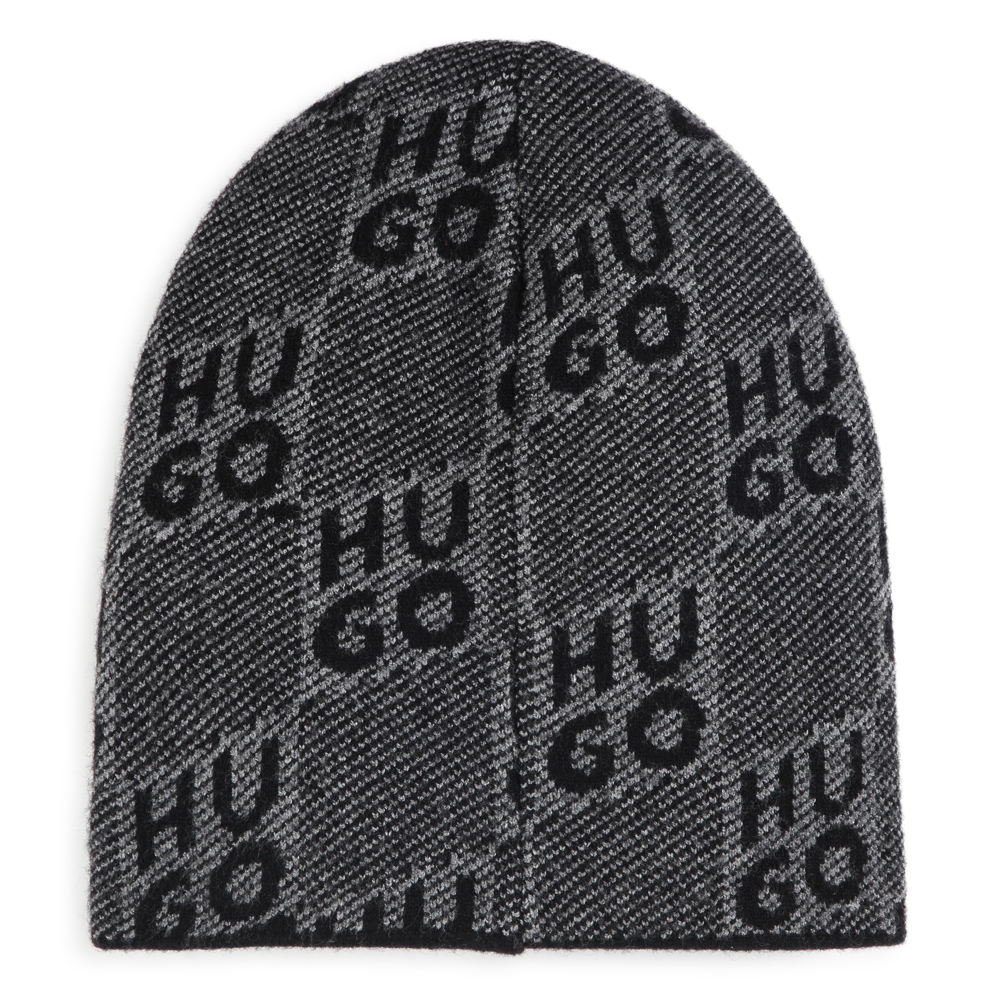 Bonnet en tricot damier HUGO pour GARCON