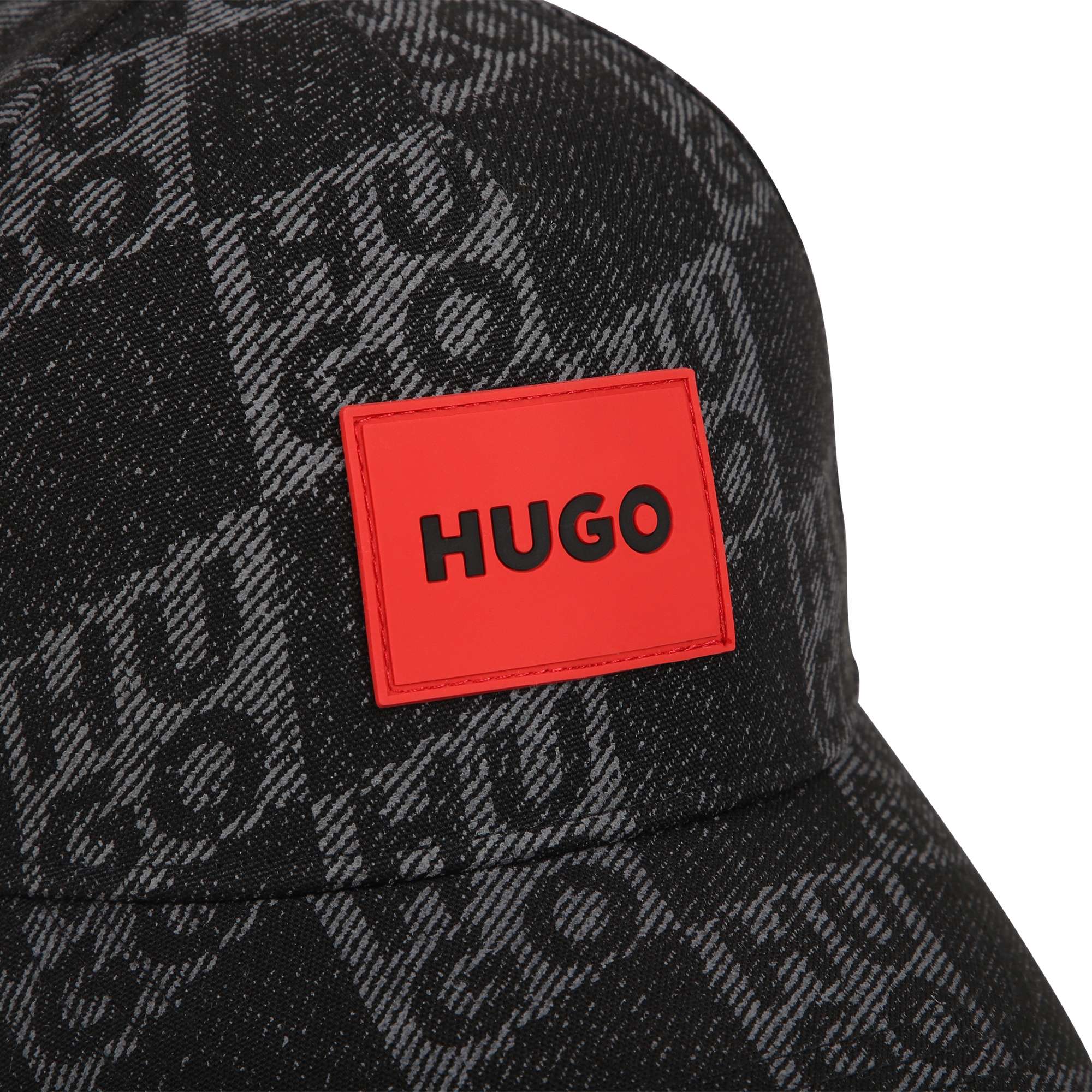 Casquette à damier en toile HUGO pour GARCON