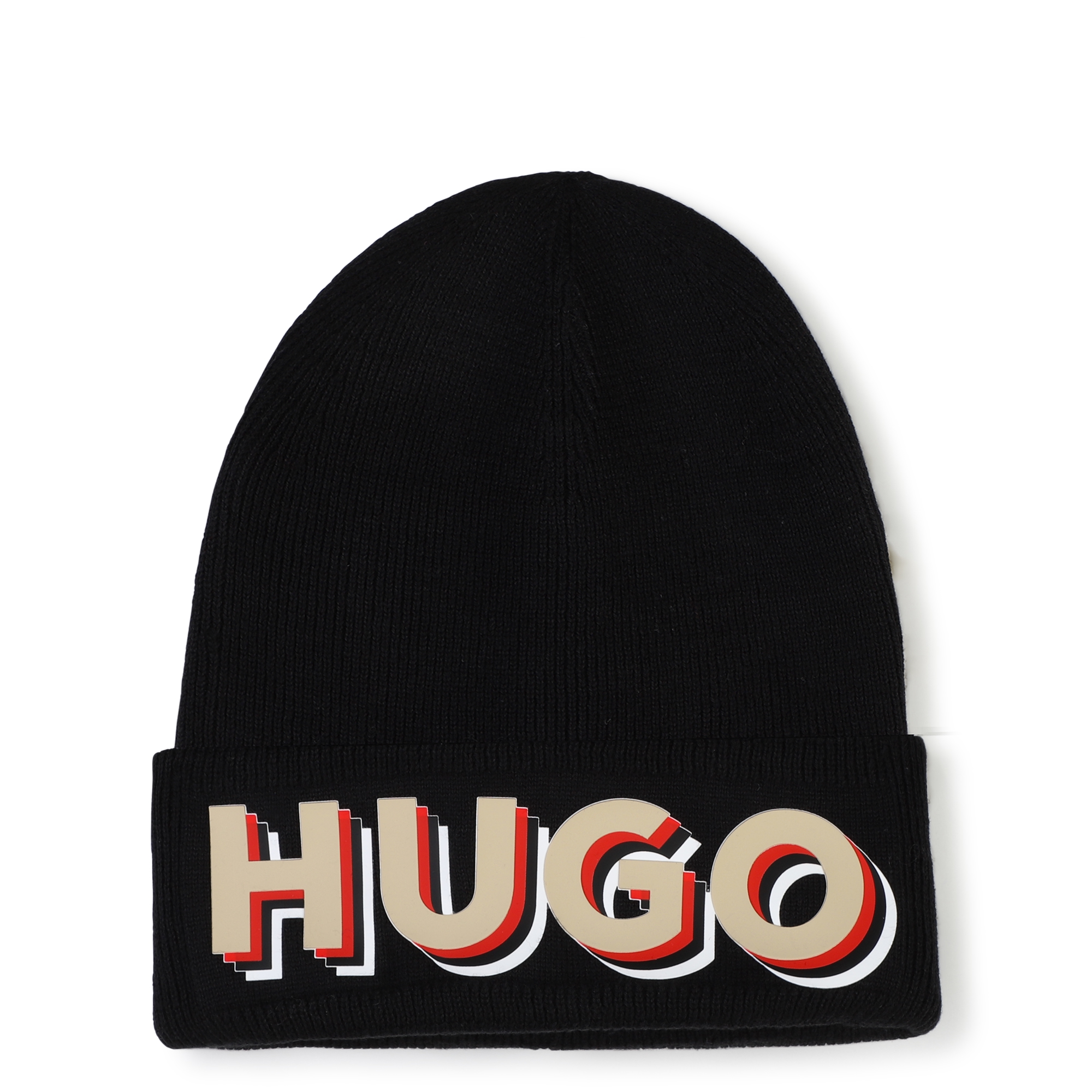 Bonnet à revers en tricot HUGO pour GARCON