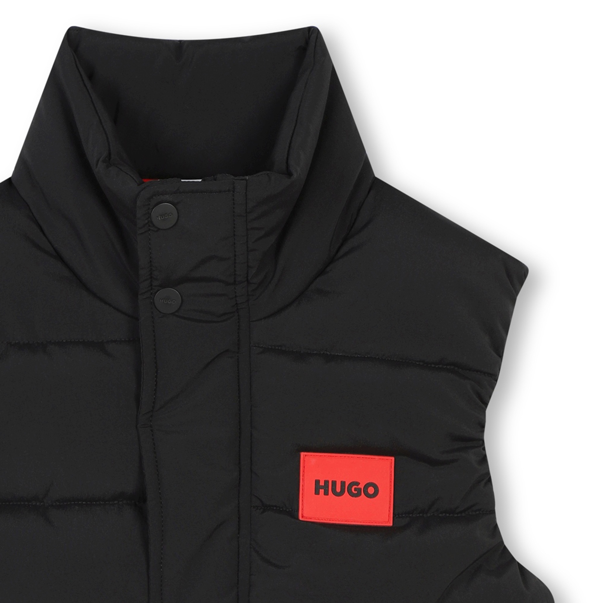 Plain sleeveless puffer jacket HUGO for BOY