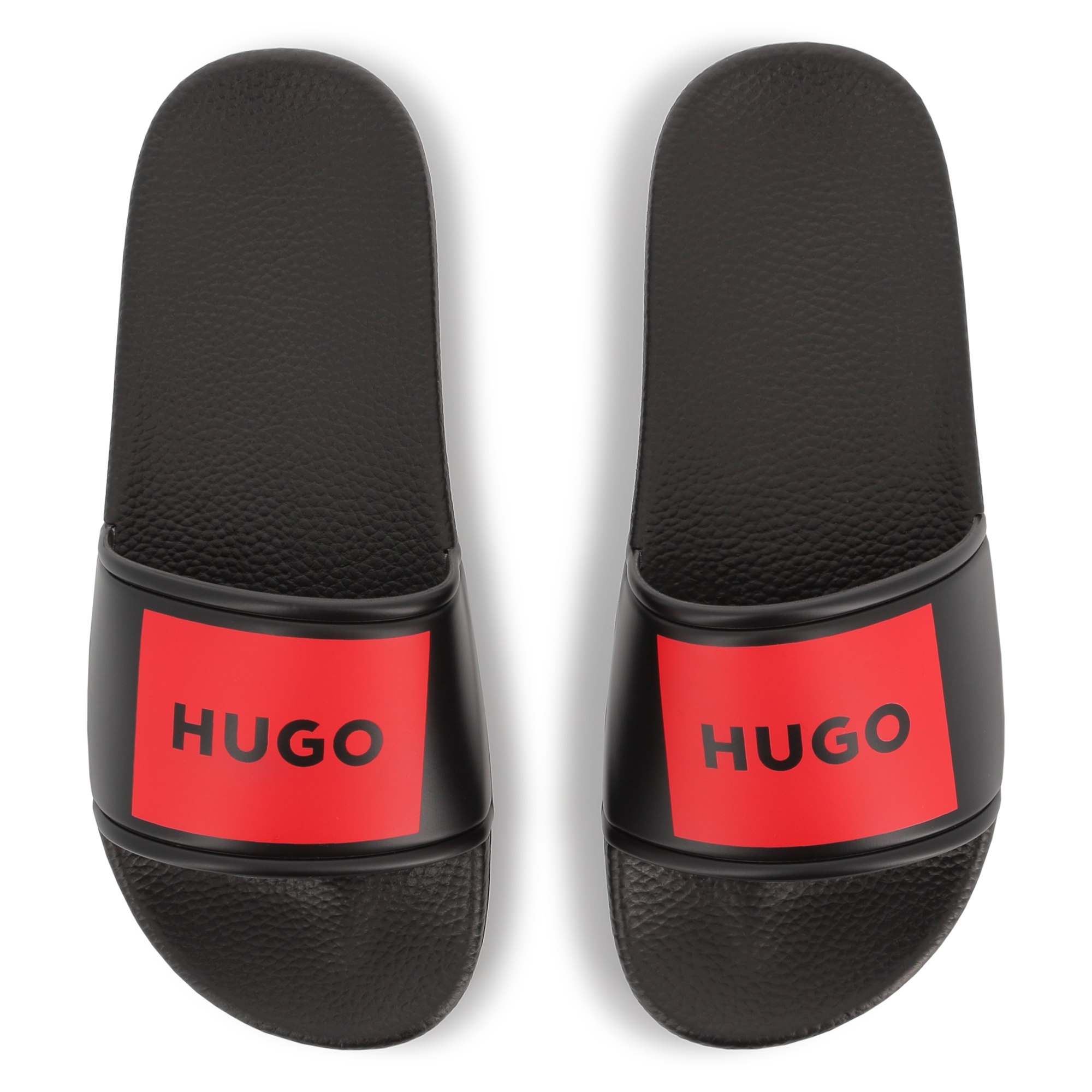 Slippers met badges HUGO Voor