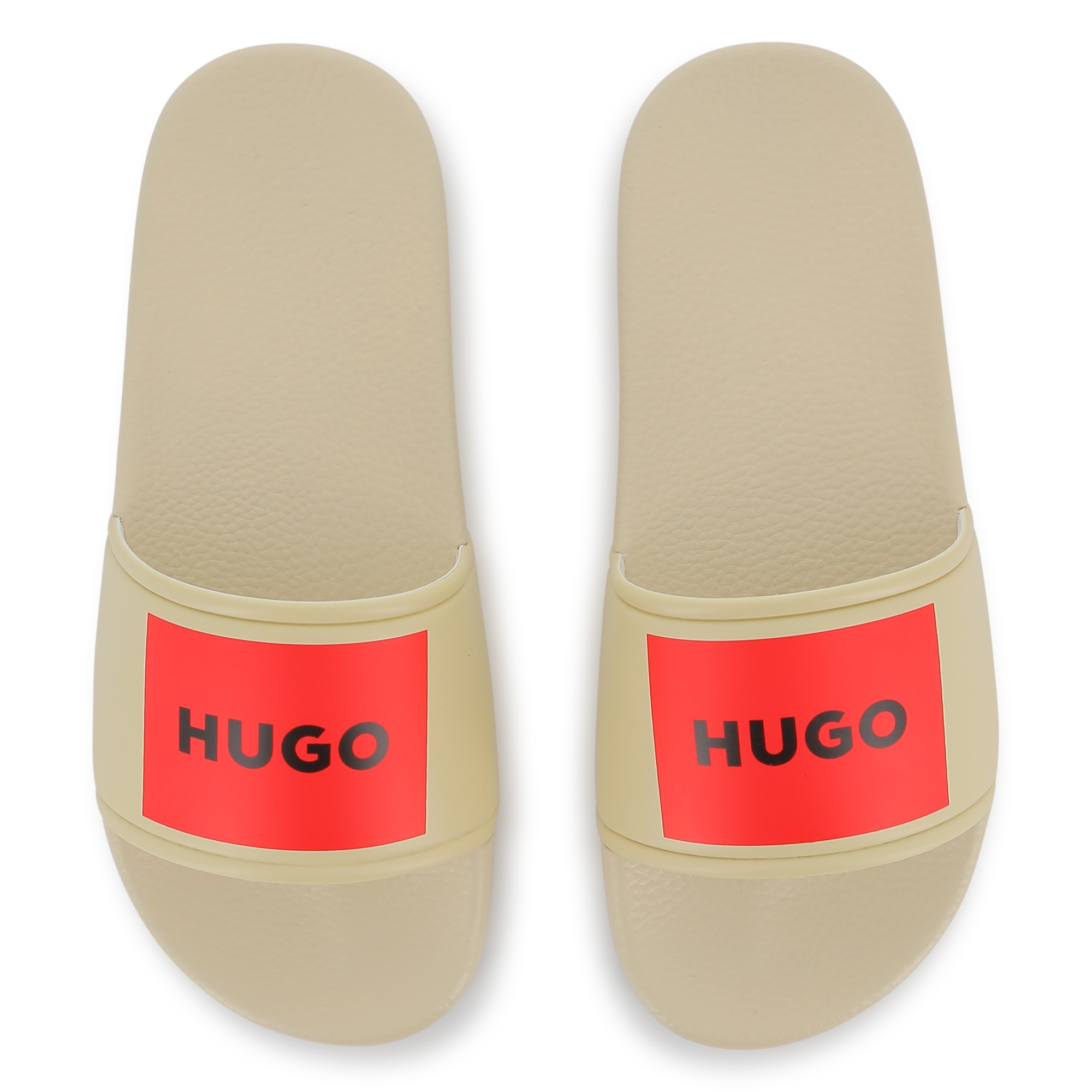 Slippers met badges HUGO Voor