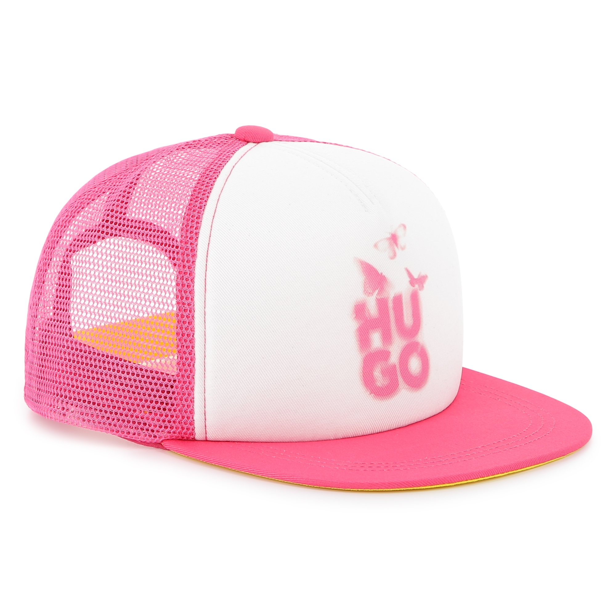 Adjustable bi-material cap HUGO for GIRL