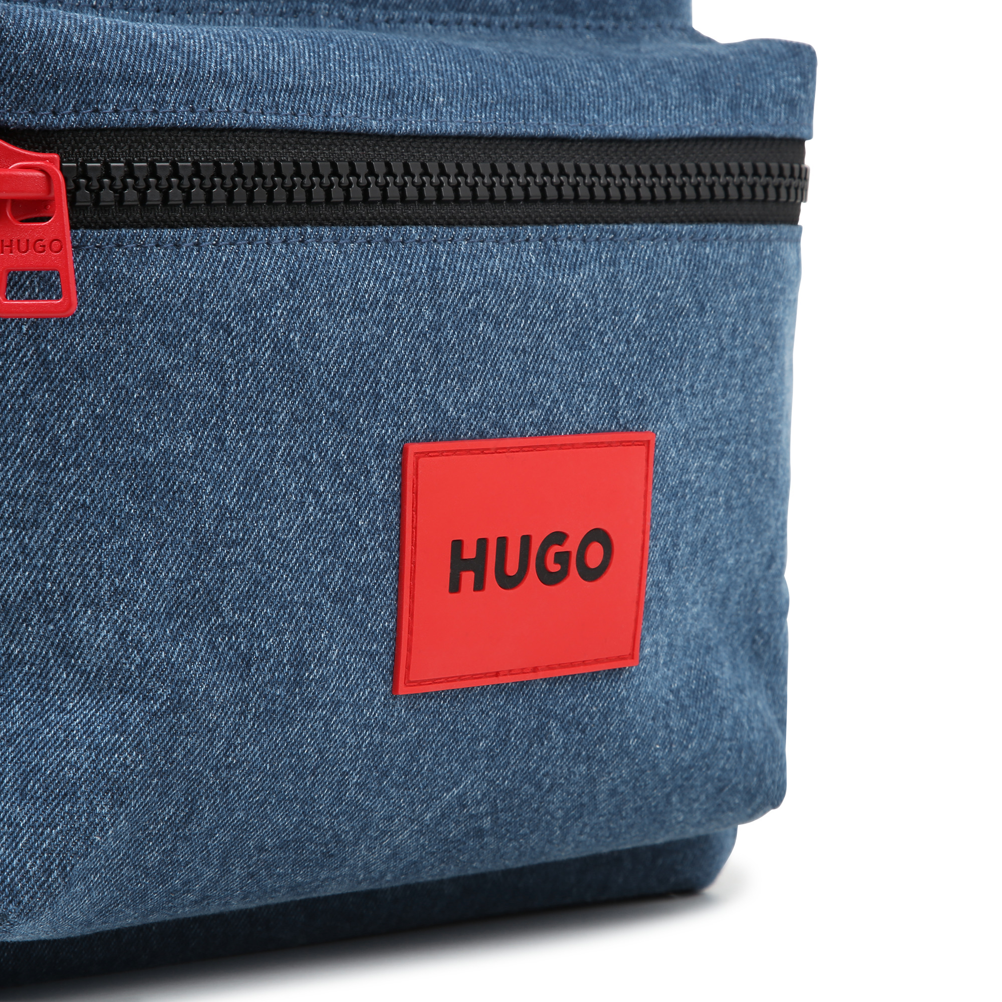 Cotton denim backpack HUGO for BOY