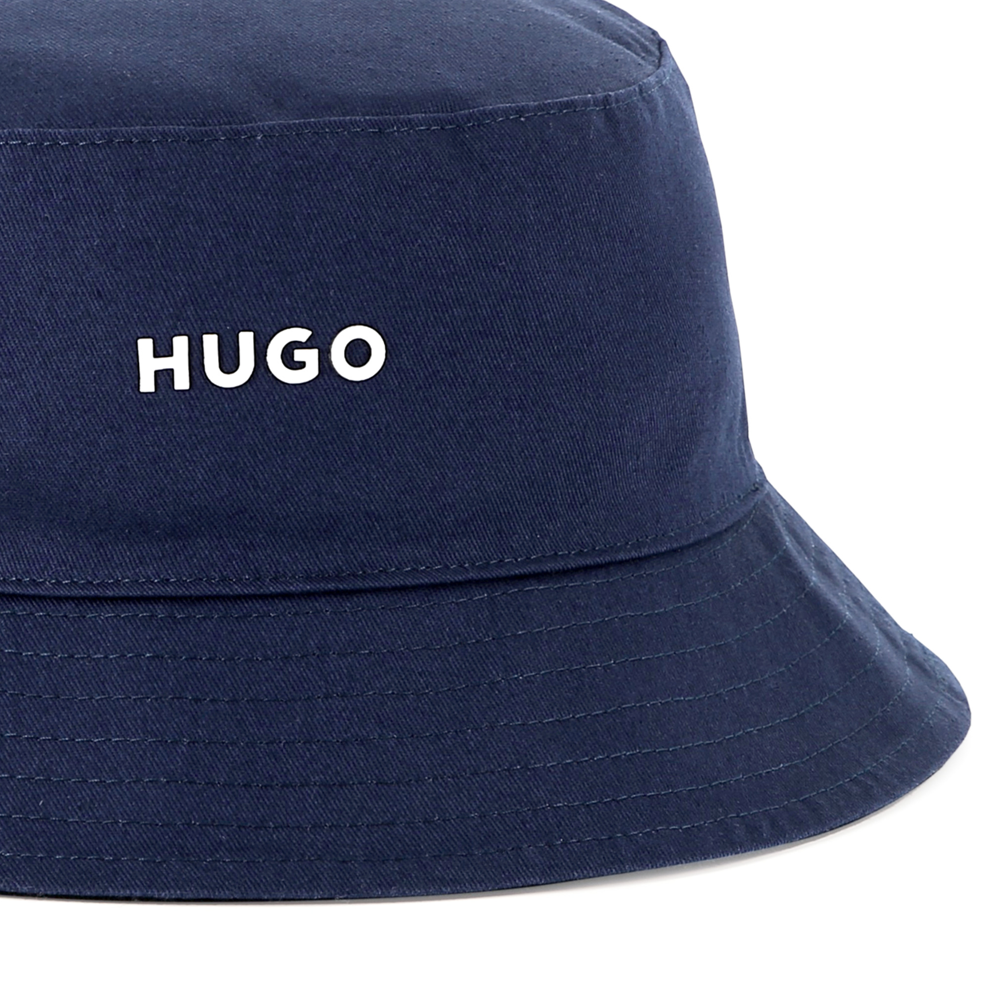 Reversible twill bucket hat HUGO for BOY