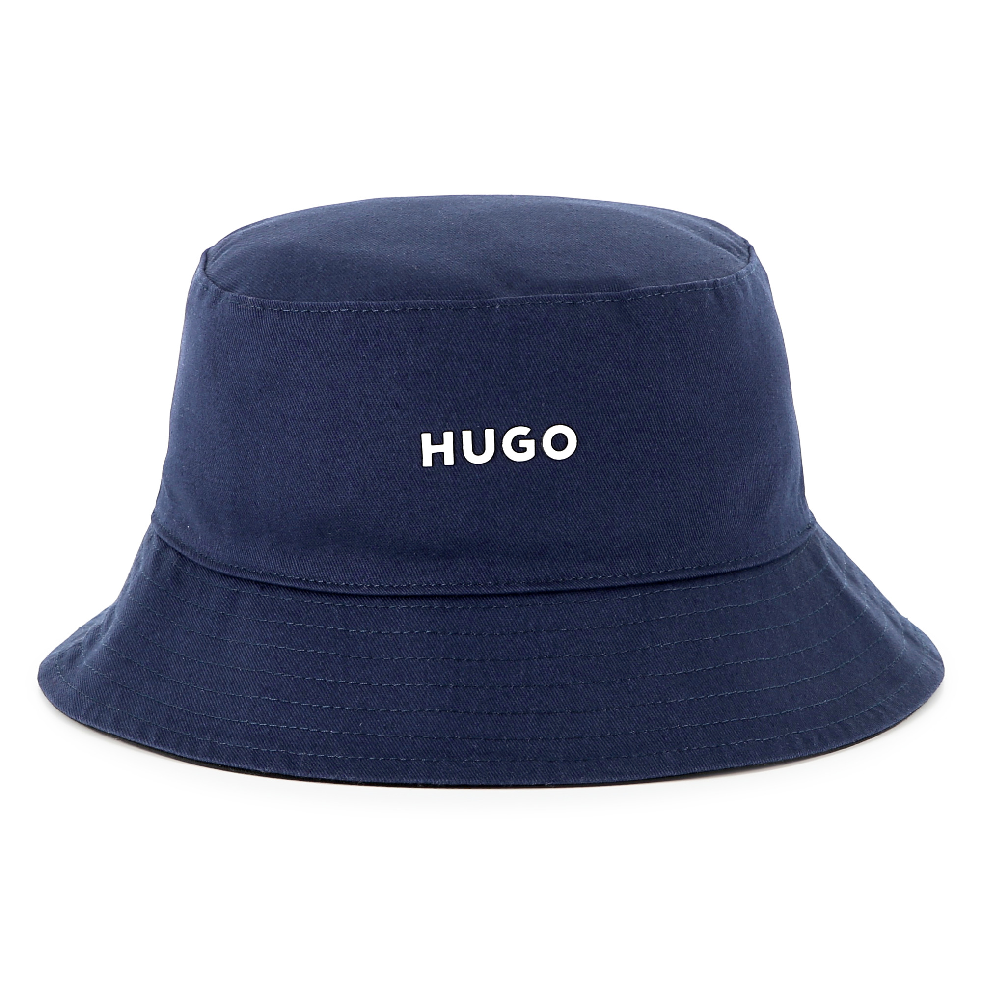 Reversible twill bucket hat HUGO for BOY