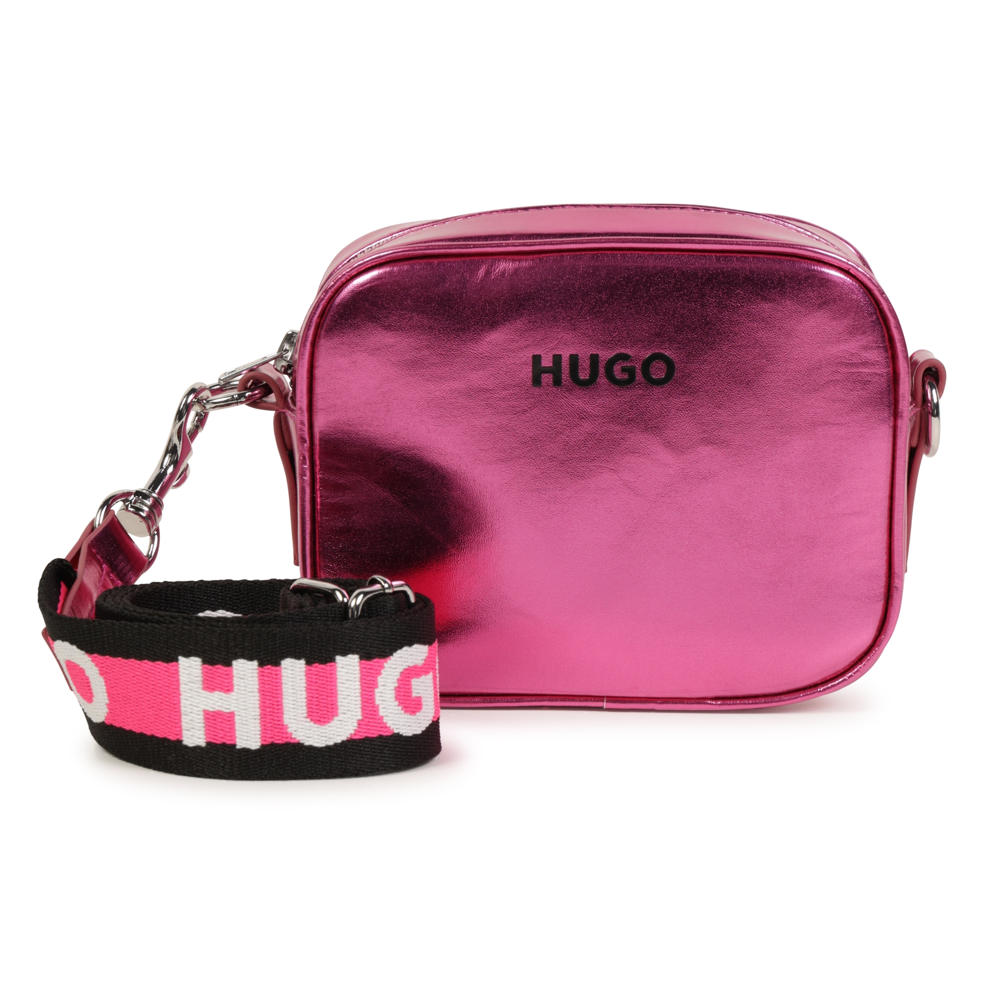 Coated fabric handbag HUGO for GIRL