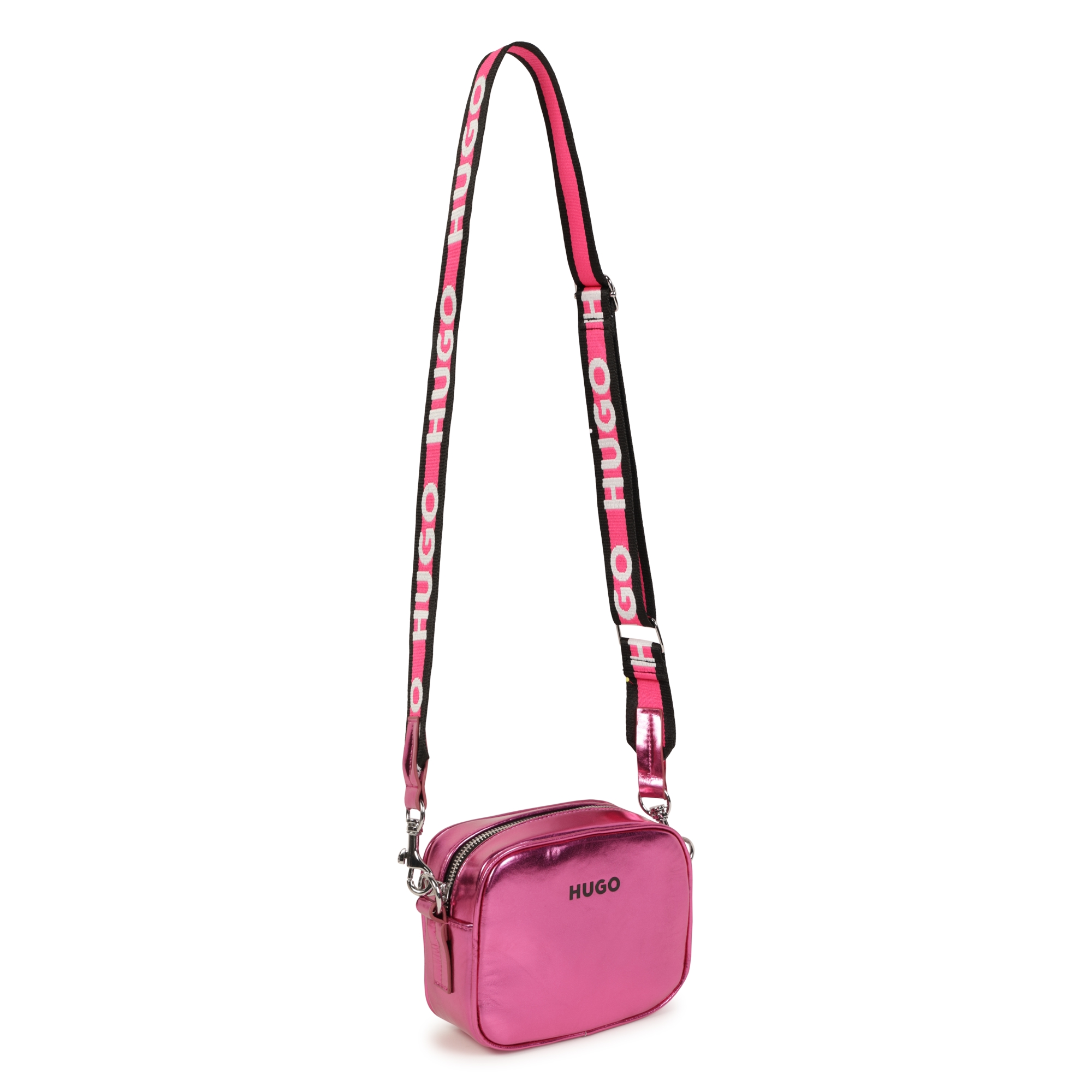 Coated fabric handbag HUGO for GIRL