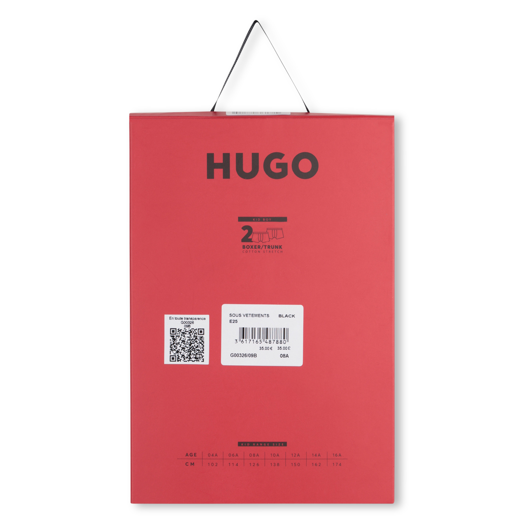 Two-pack of boxers in gift box HUGO for BOY