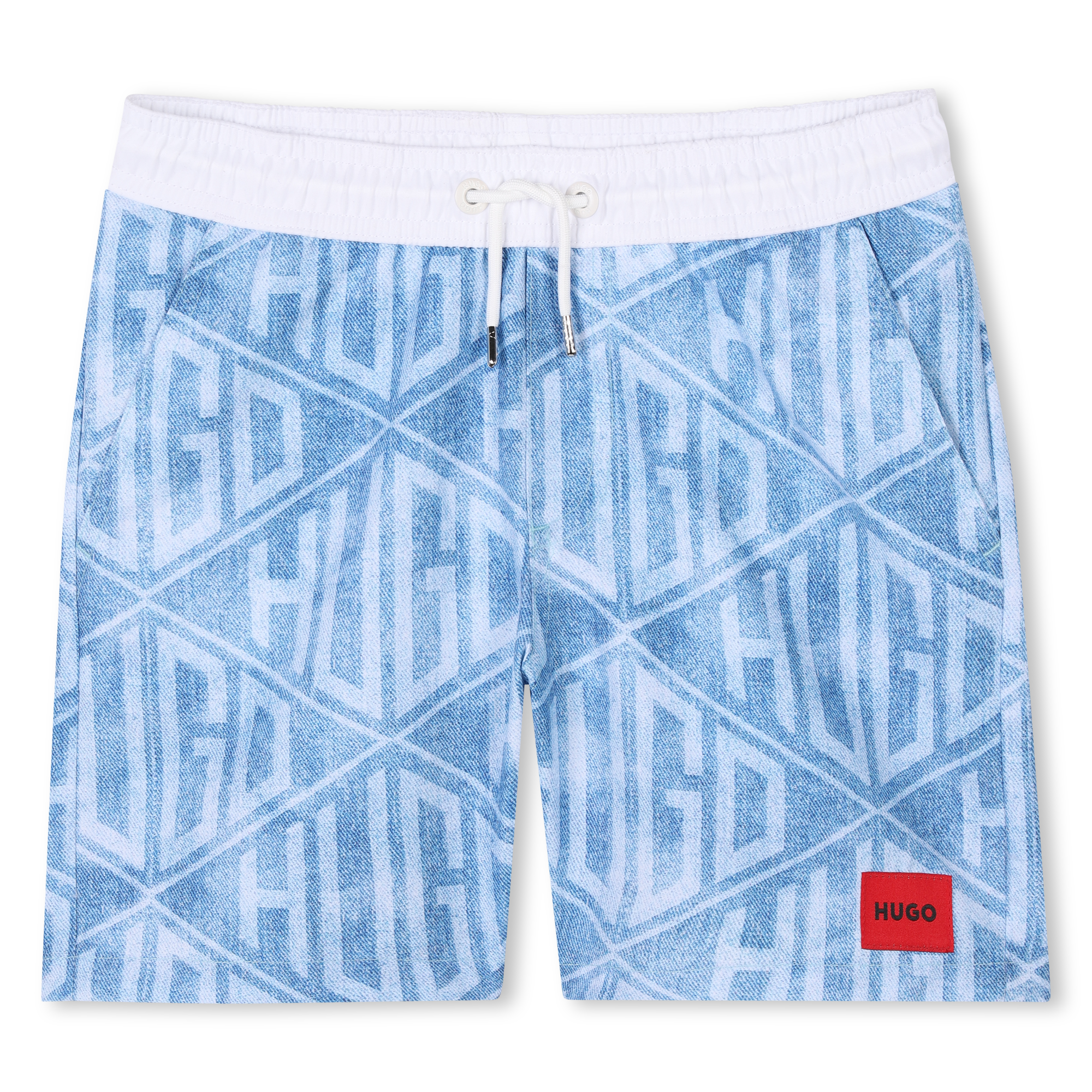 Zwemshort met print HUGO Voor