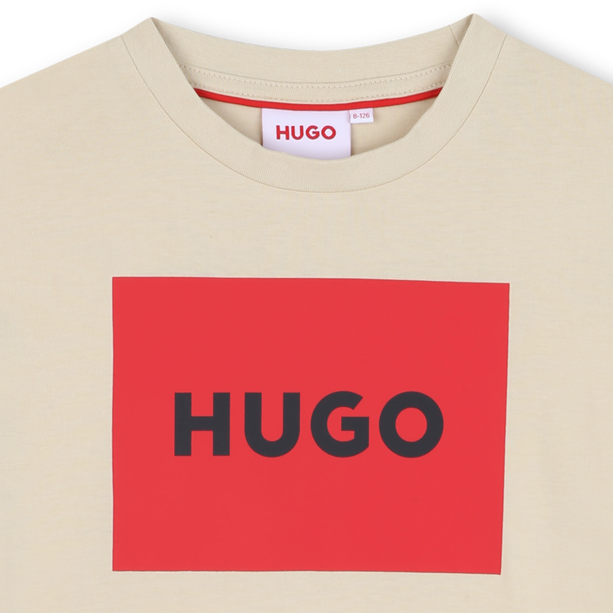 Kurzarm-T-Shirt aus Baumwolle HUGO Für JUNGE