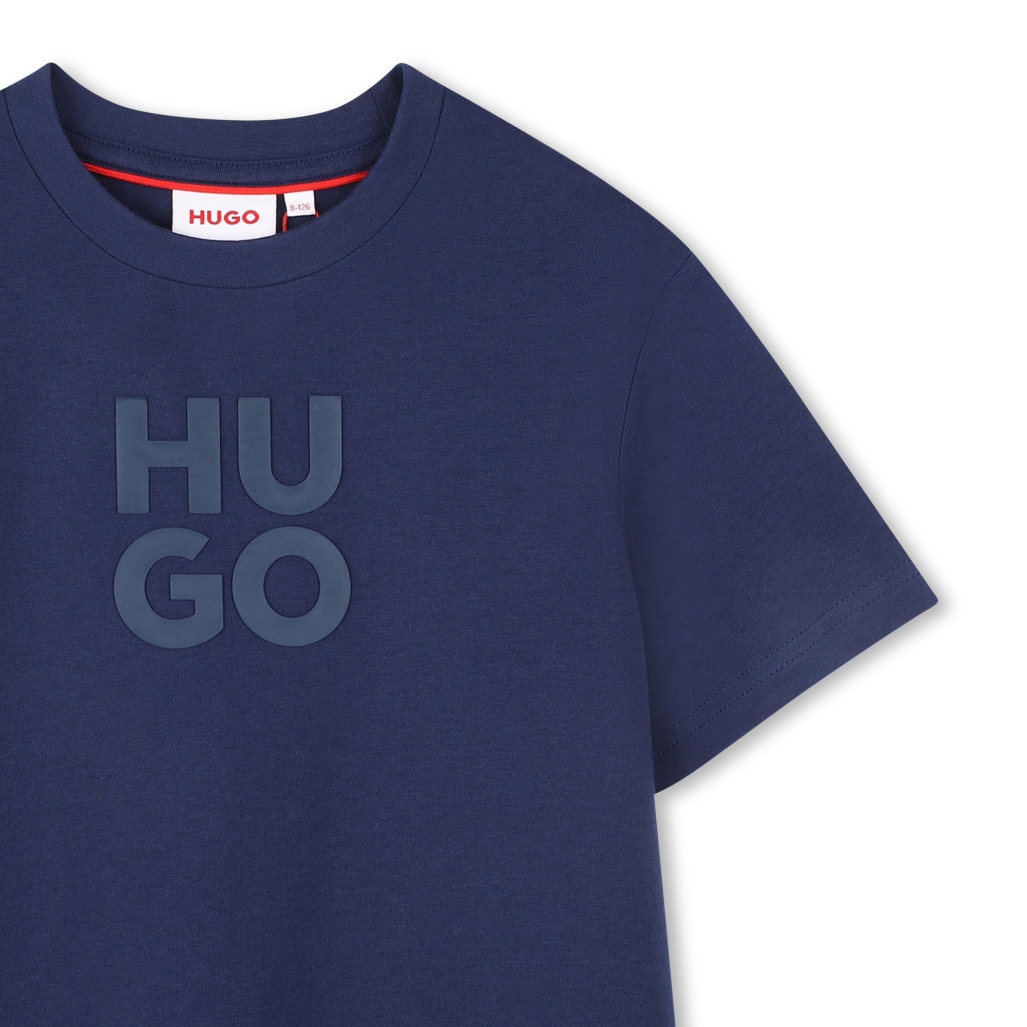 Camiseta manga corta y algodón HUGO para NIÑO