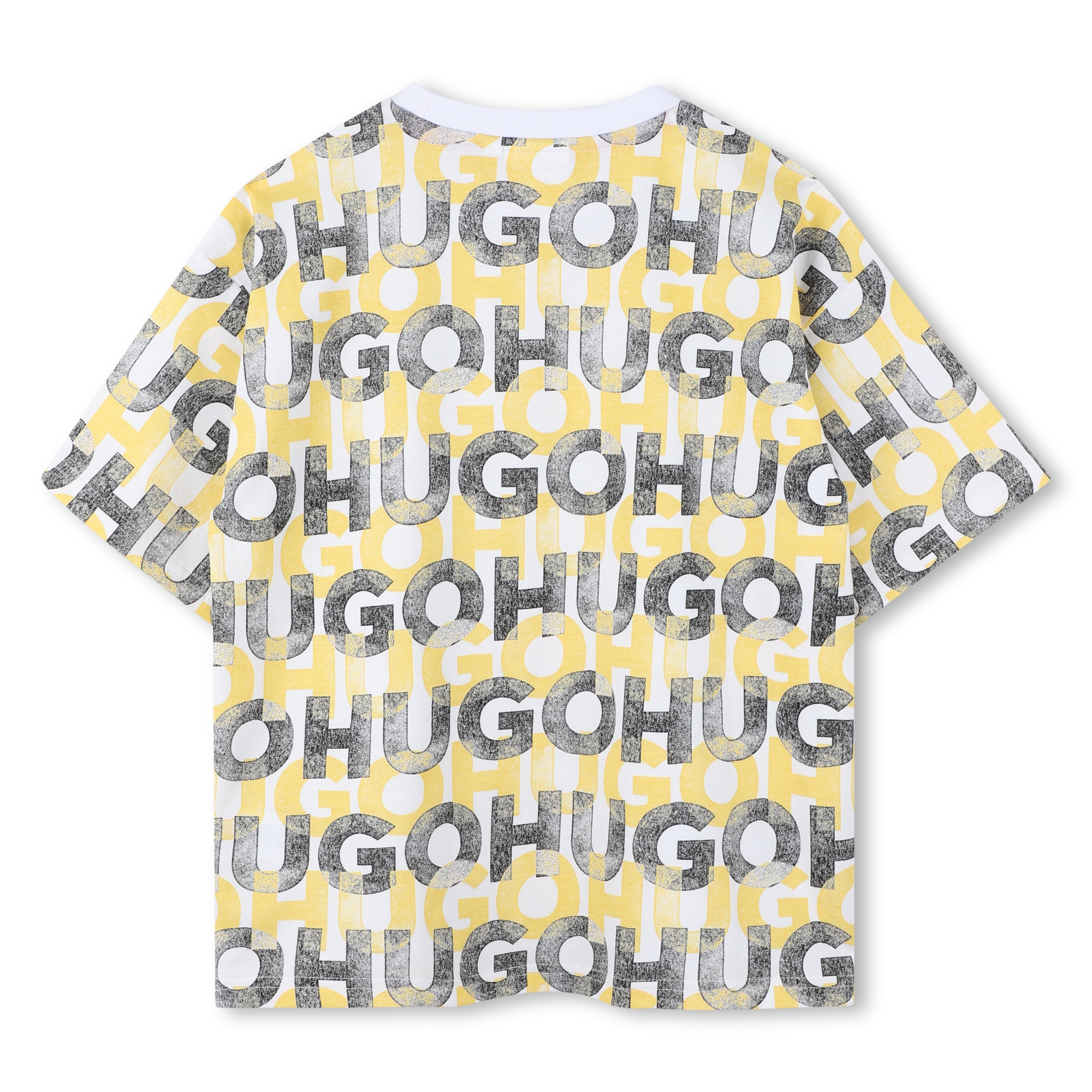 T-shirt met all-over print HUGO Voor