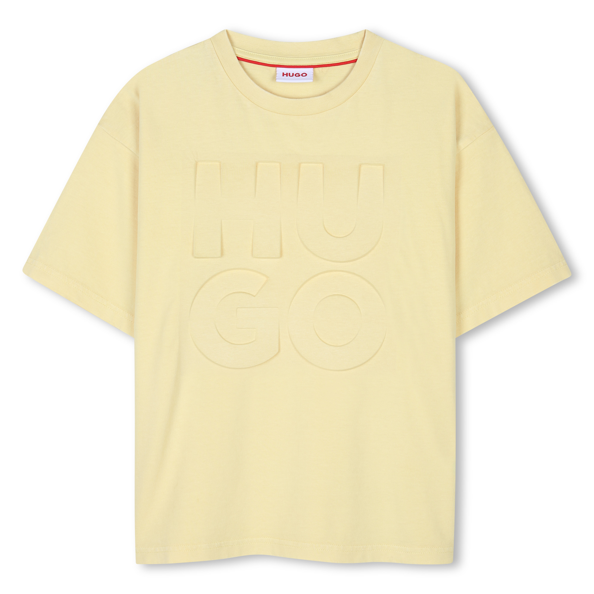 T-shirt délavé en coton HUGO pour GARCON