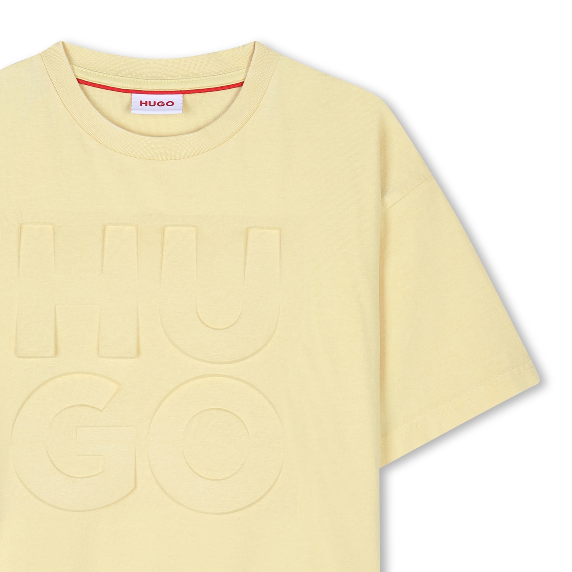 Faded cotton T-shirt HUGO for BOY