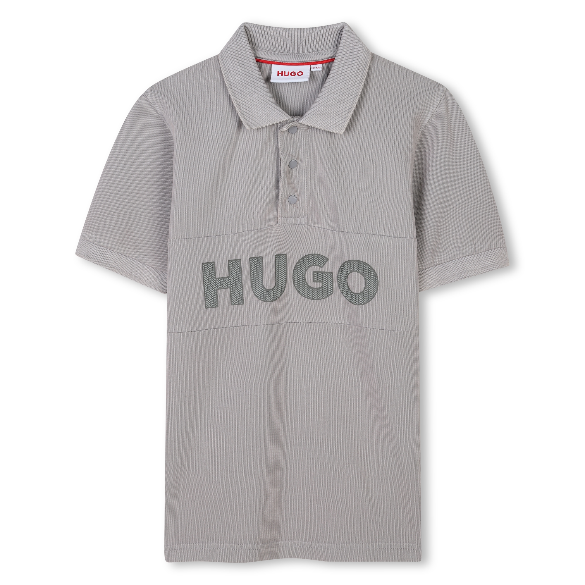 Short-sleeved piqué polo shirt HUGO for BOY