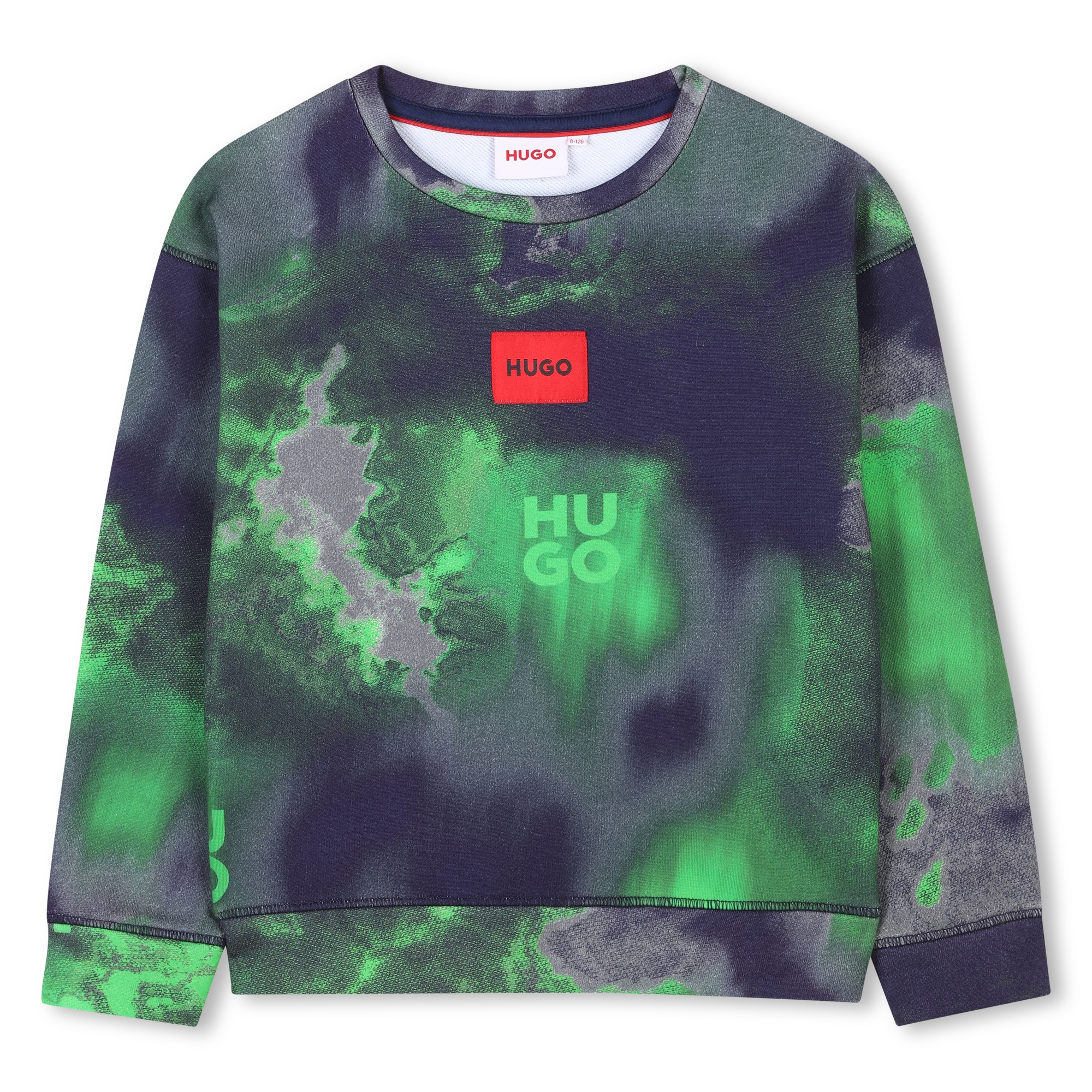 Rundhals-Sweatshirt mit Print HUGO Für JUNGE