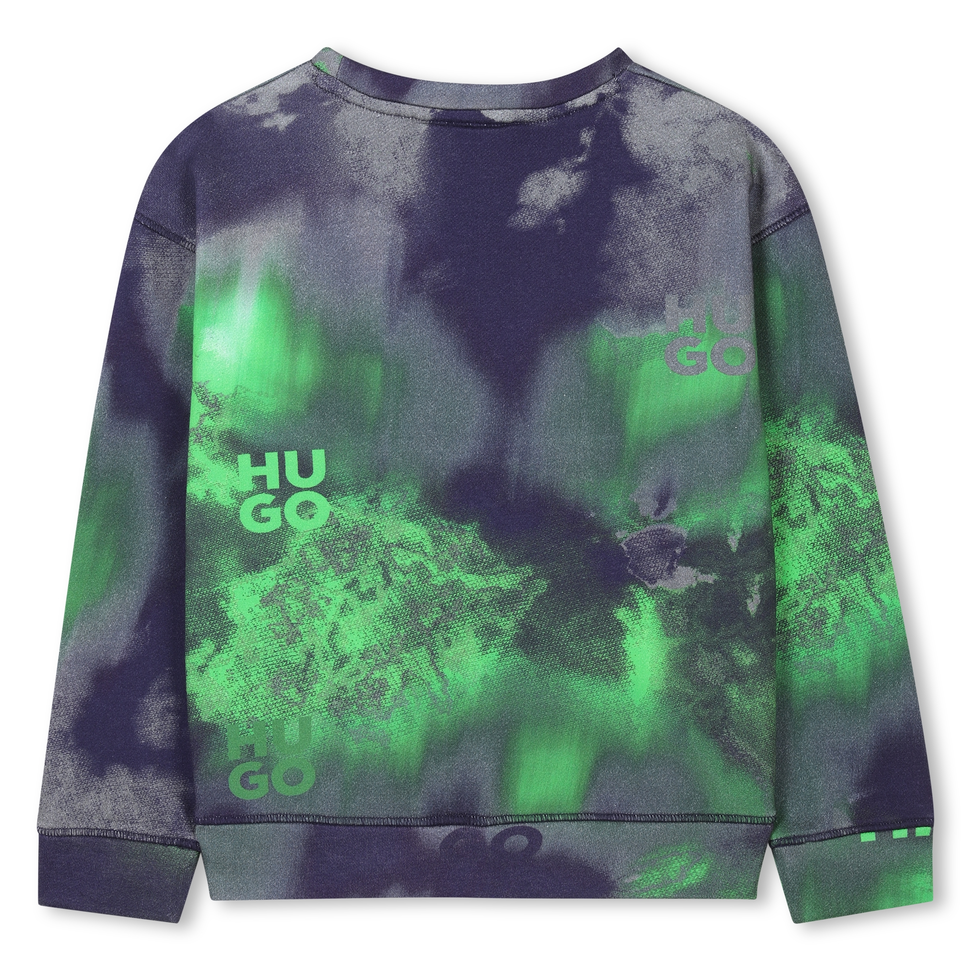 Rundhals-Sweatshirt mit Print HUGO Für JUNGE