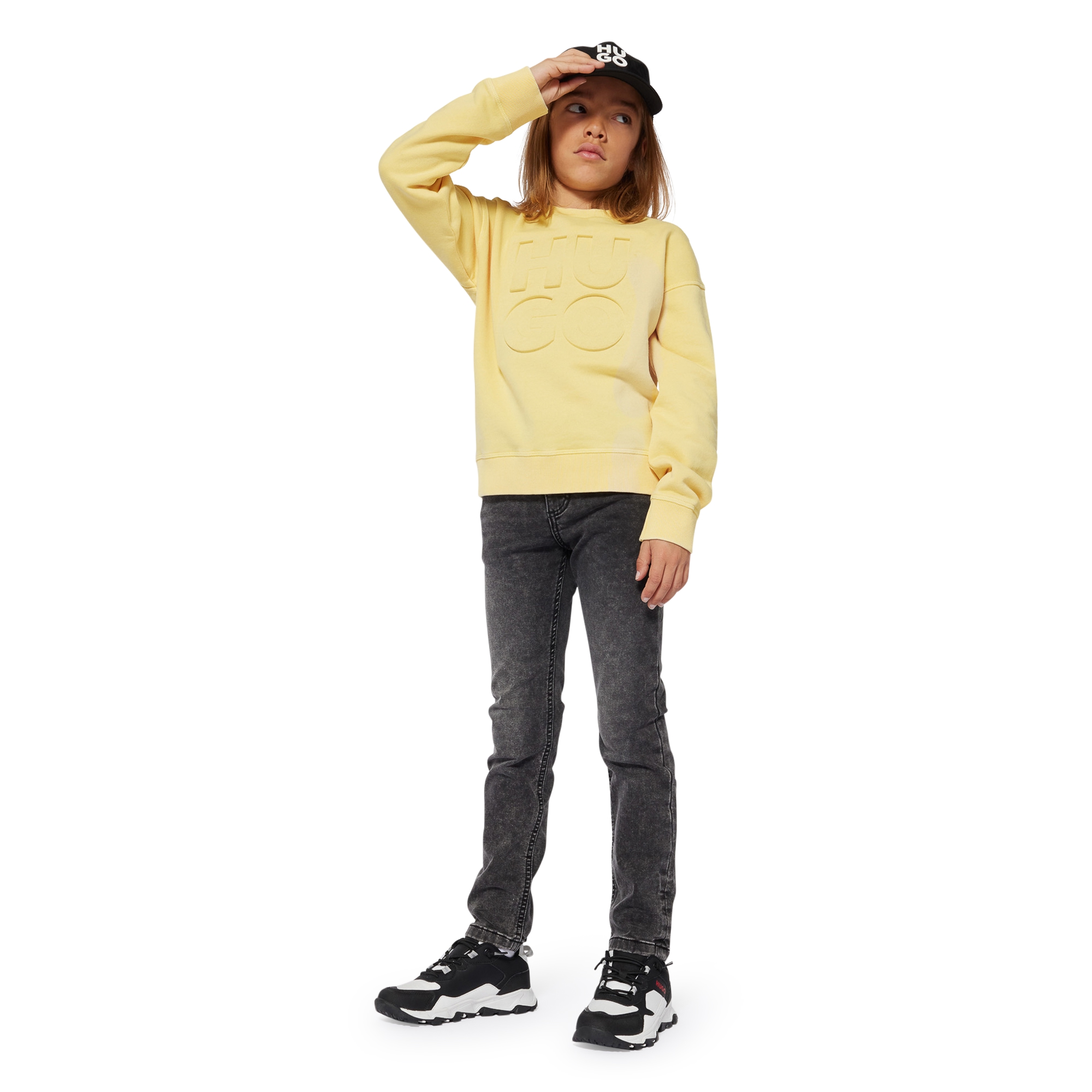 Fleece sweatshirt HUGO for BOY