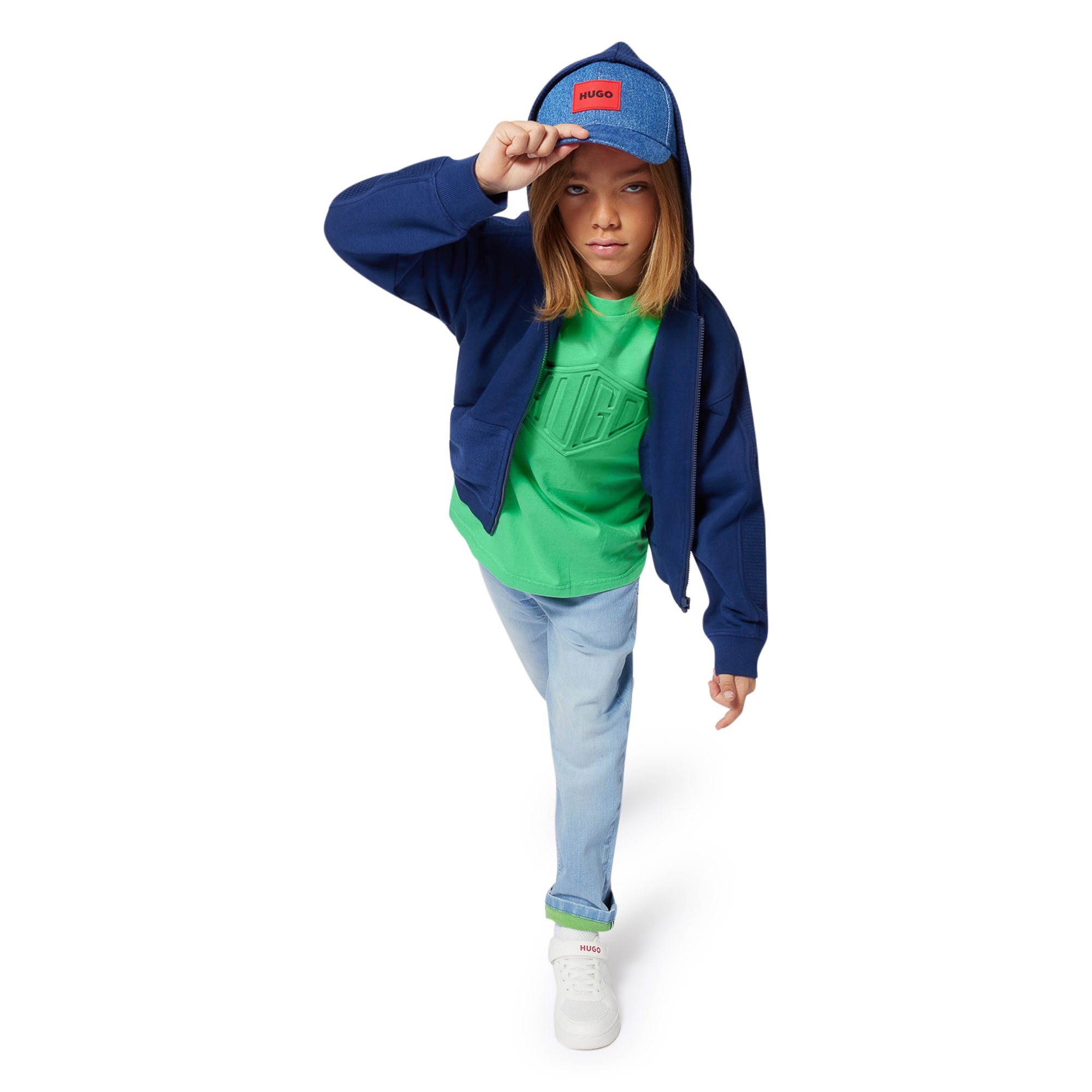 Fleece sweatshirt HUGO for BOY