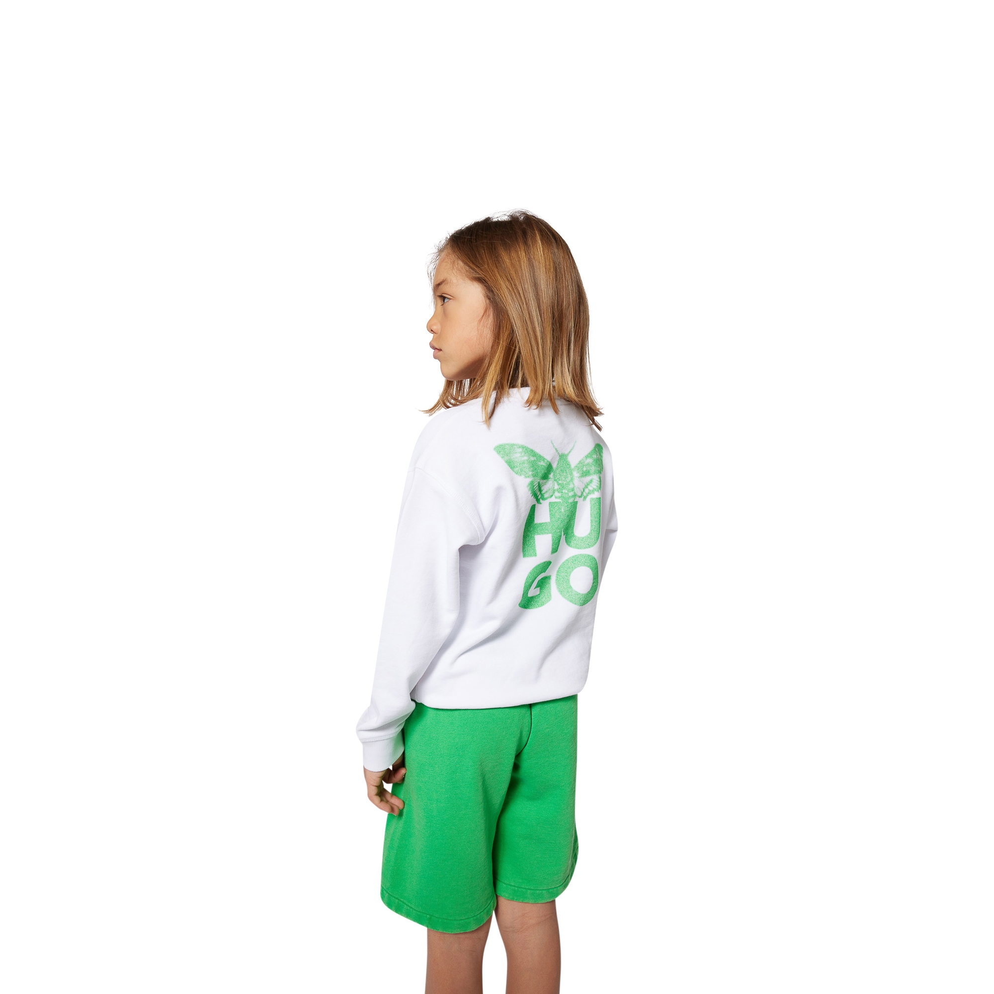 Long fleece running shorts HUGO for BOY