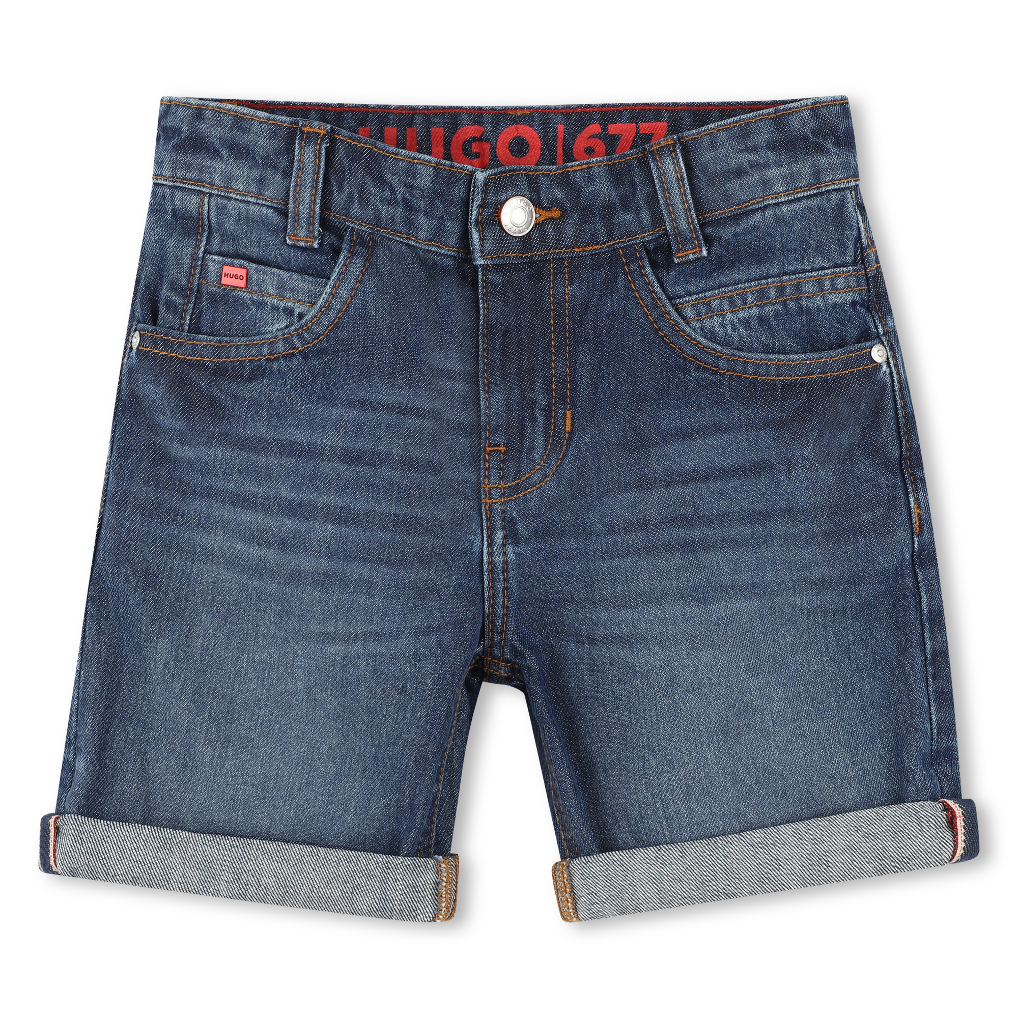 5-pocket denim Bermuda shorts HUGO for BOY