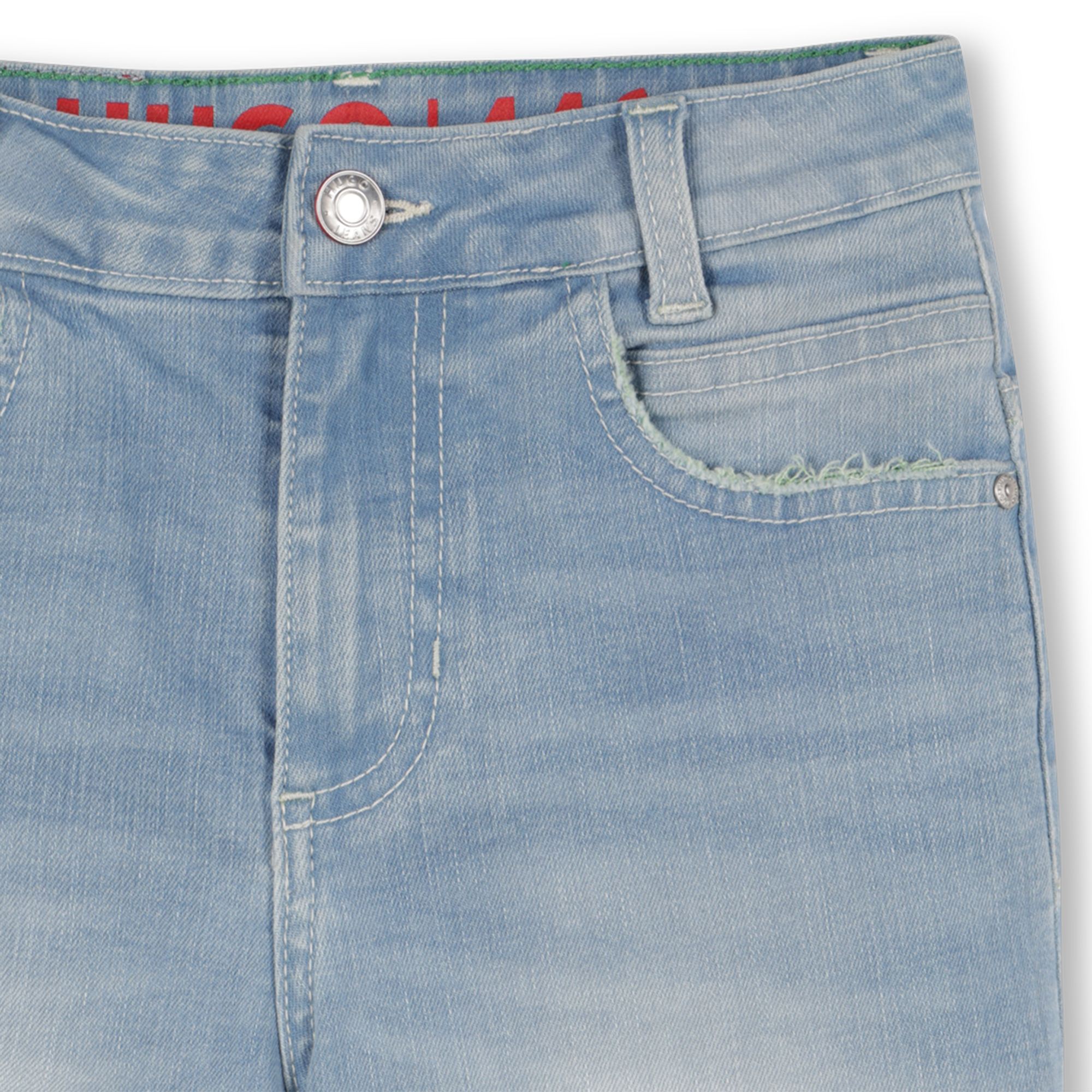 5-pocket denim Bermuda shorts HUGO for BOY