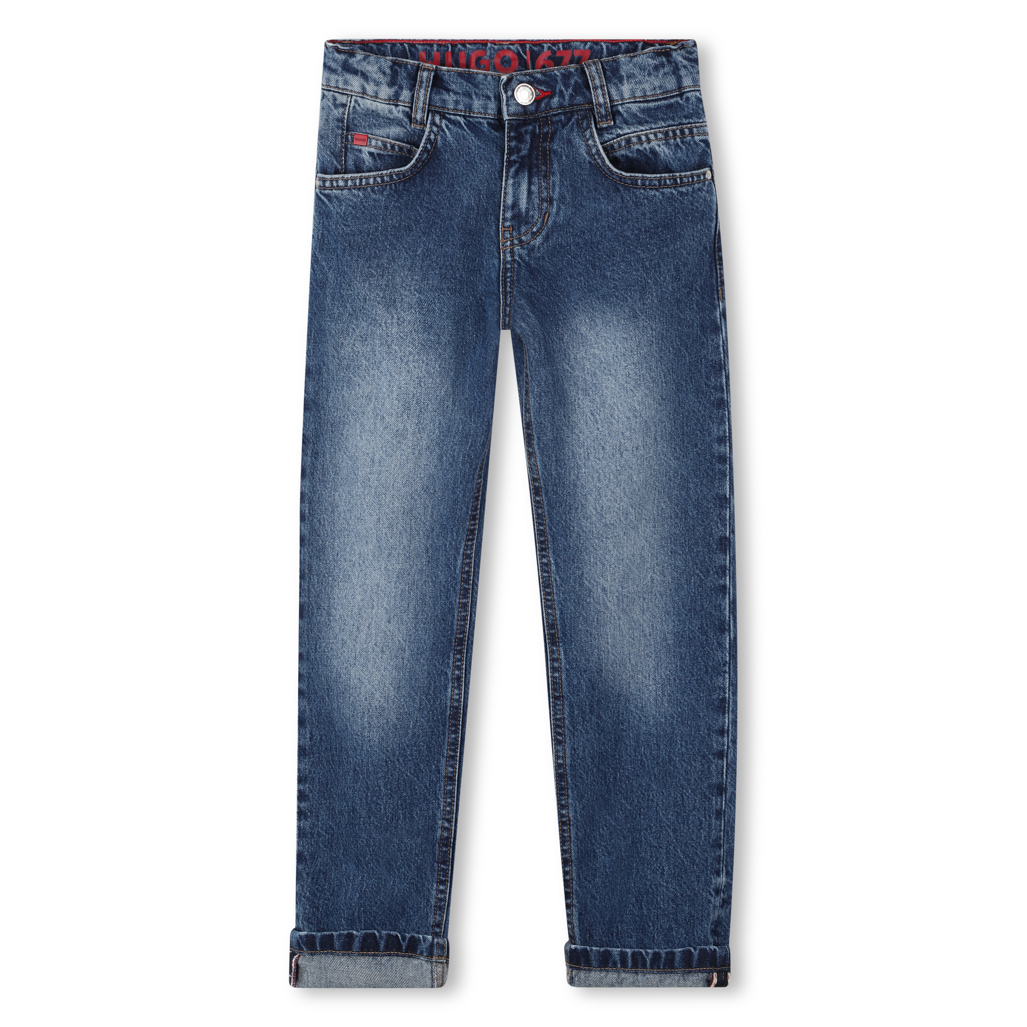 5-pocket cotton jeans HUGO for BOY