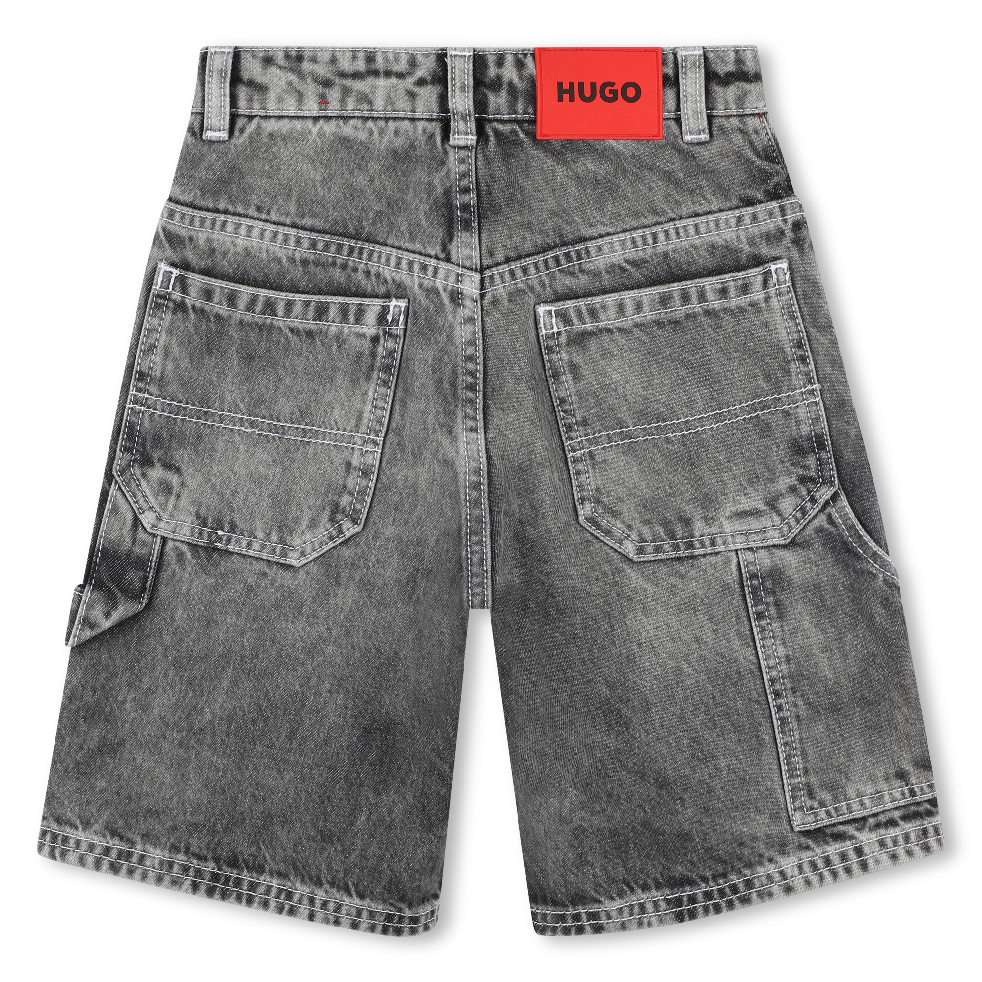 Denim Bermuda shorts with pockets HUGO for BOY