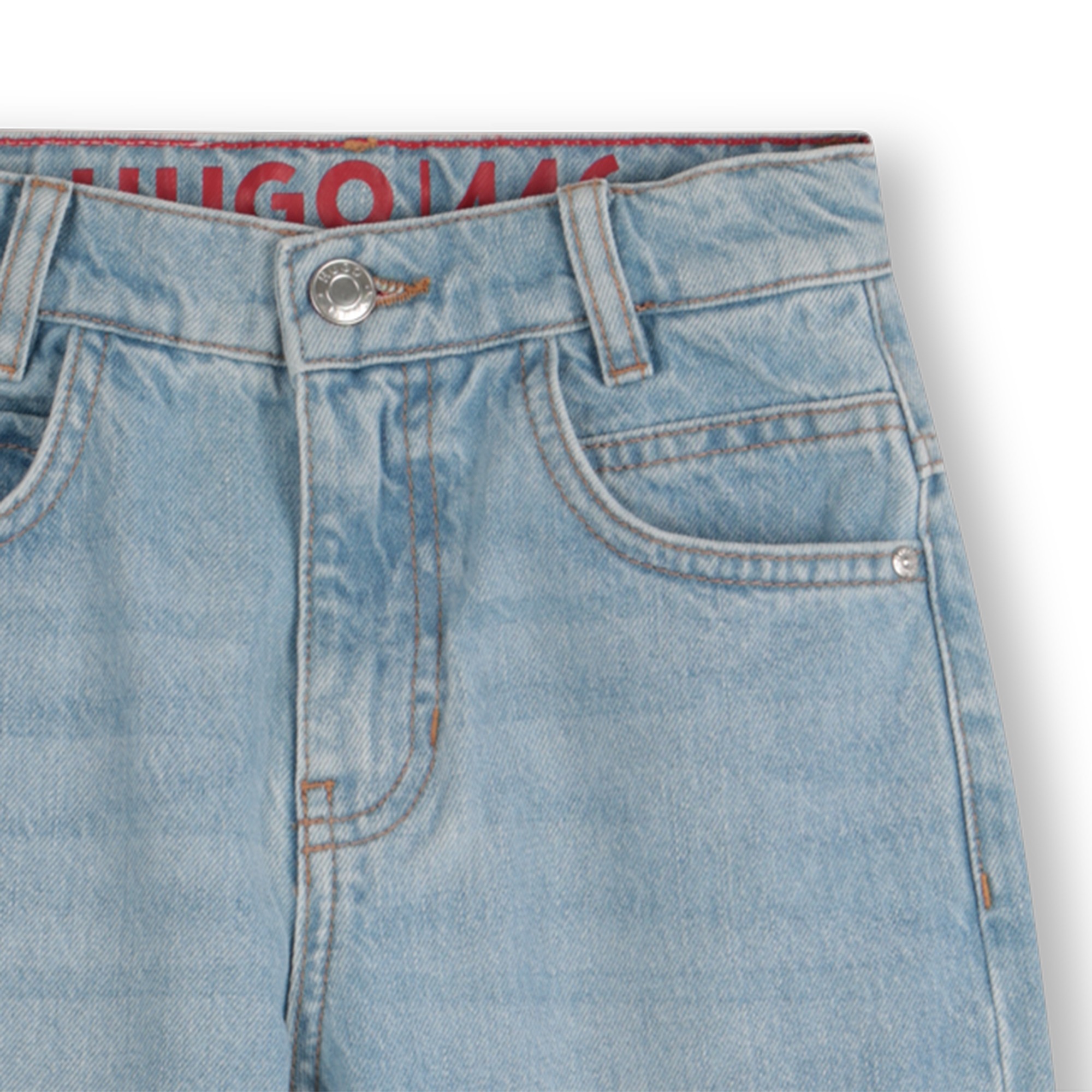 Ruimvallende 5 pocket jeans HUGO Voor