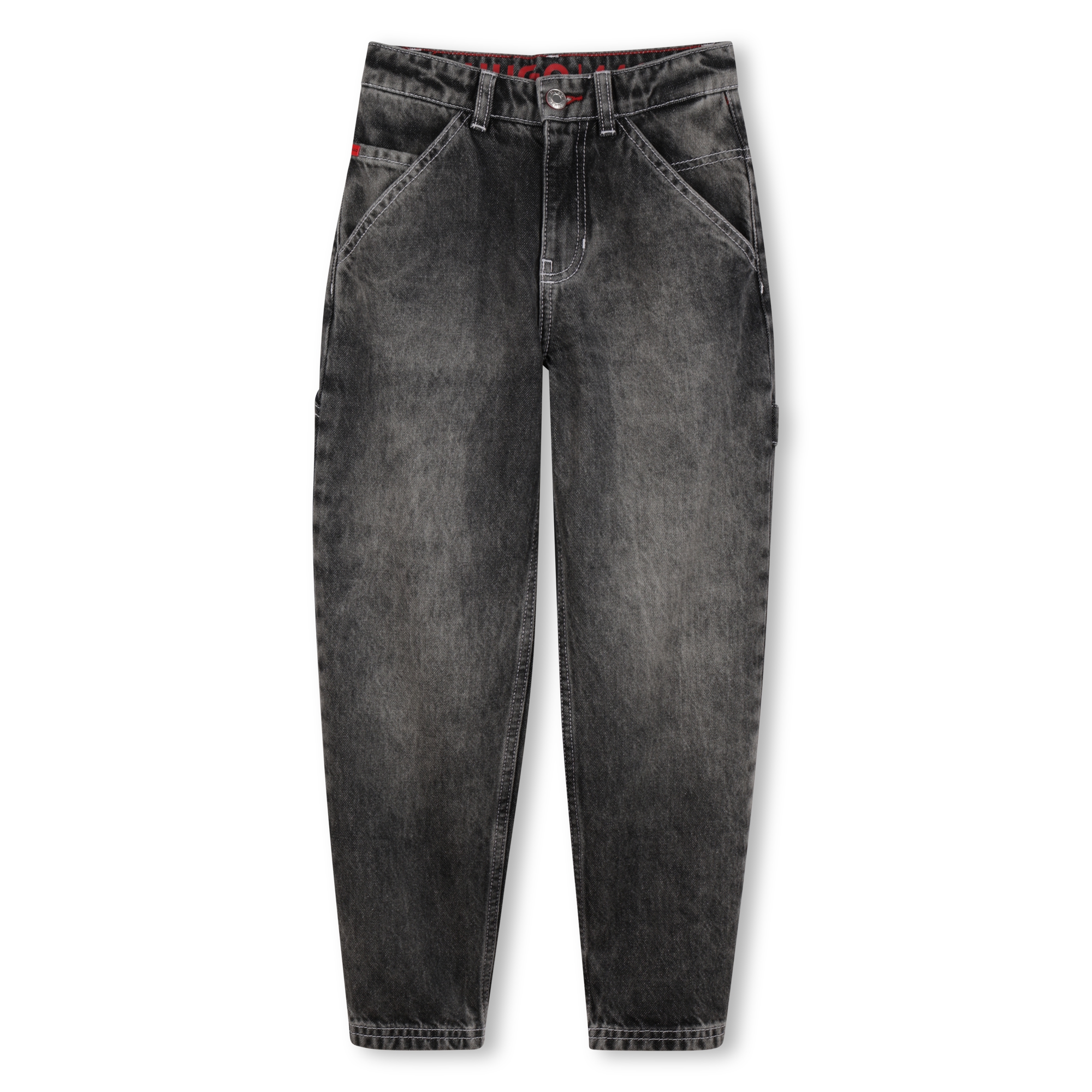 Ruimvallende denim broek HUGO Voor