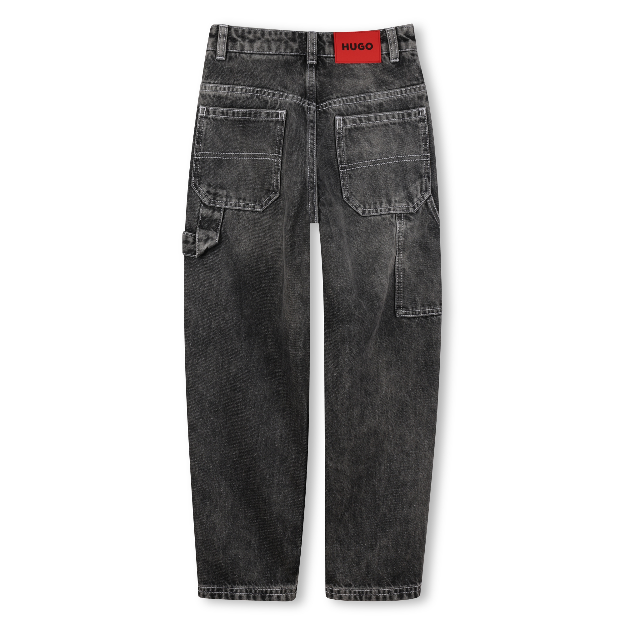 Ruimvallende denim broek HUGO Voor