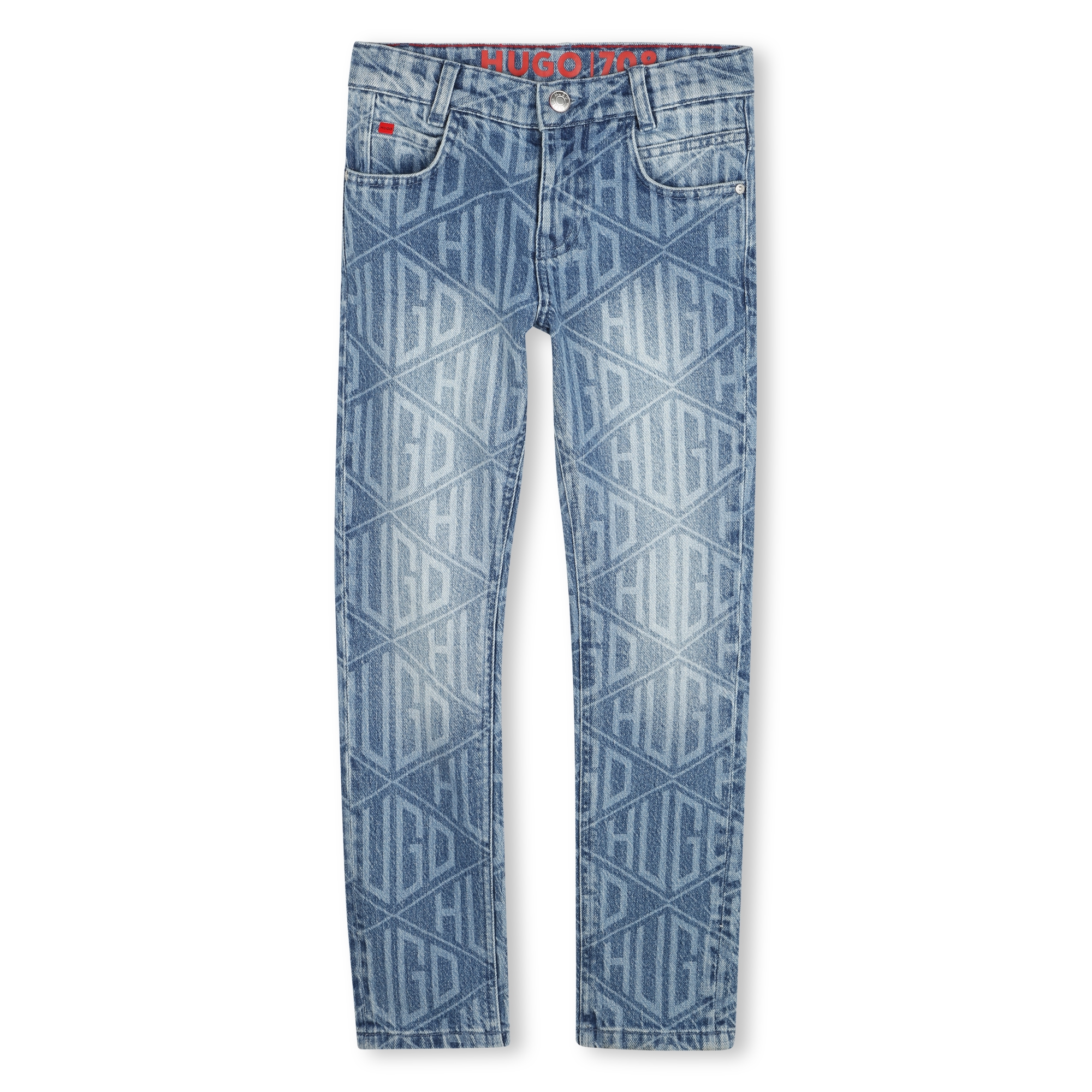 Jeans 5 tasche slim fit HUGO Per RAGAZZO