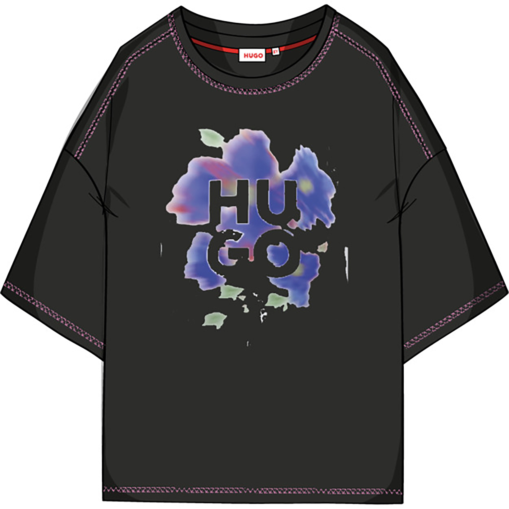 Short-sleeved T-shirt HUGO for GIRL