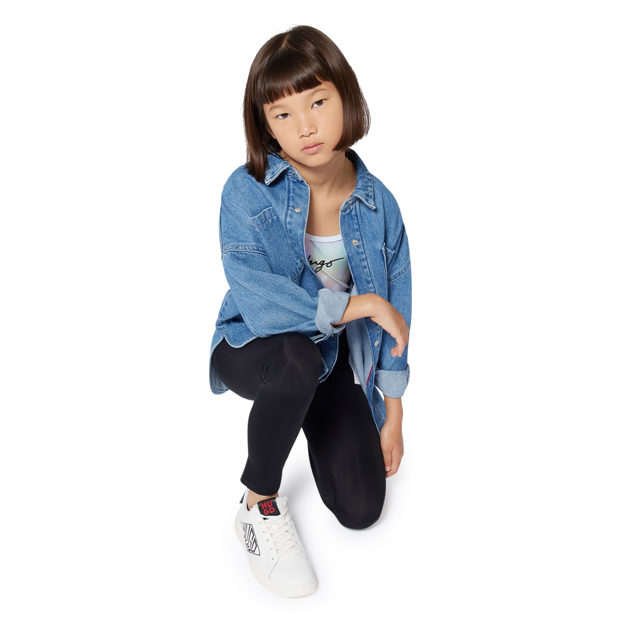 Chemise en jean HUGO pour FILLE