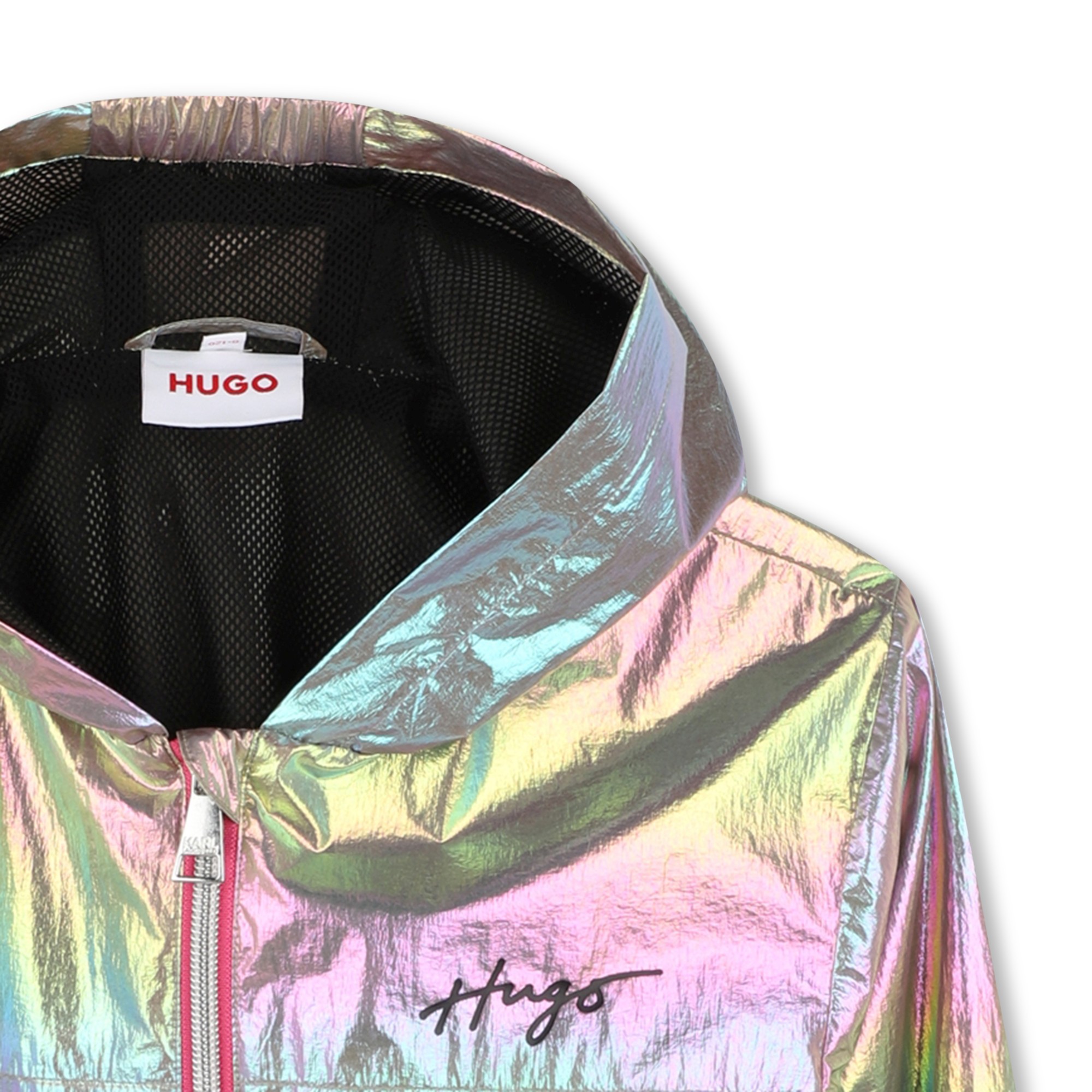 Hooded windbreaker HUGO for GIRL