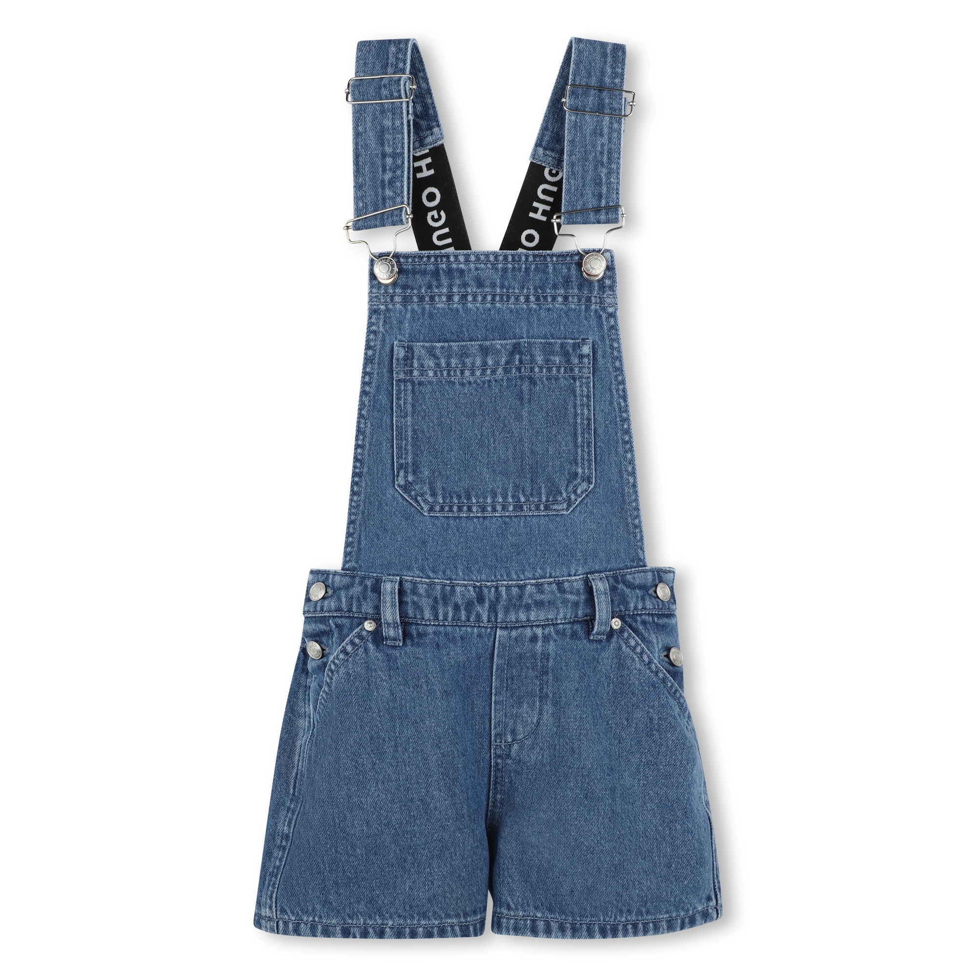 Salopette short en jean HUGO pour FILLE