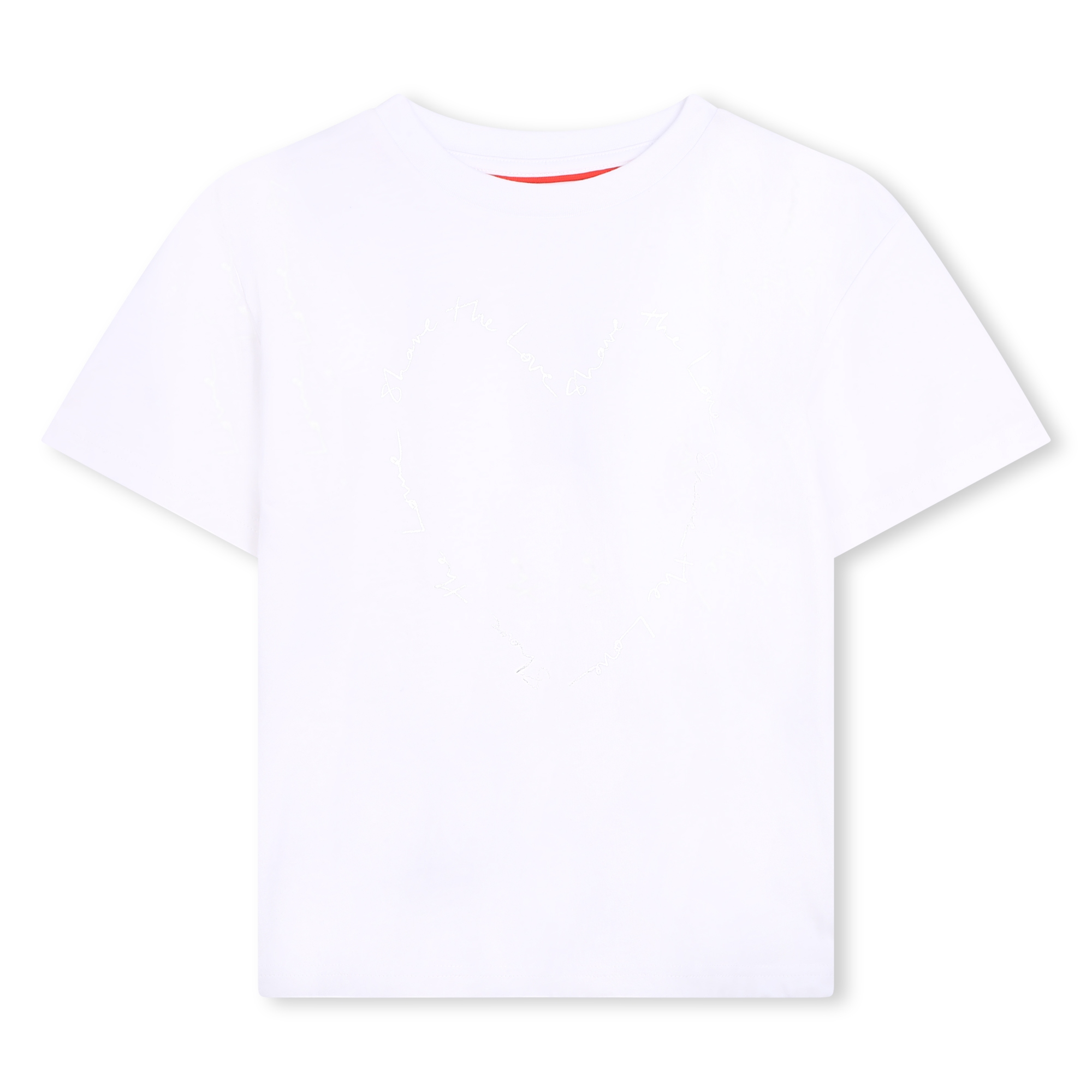 T-shirt avec imprimé coeur HUGO pour FILLE