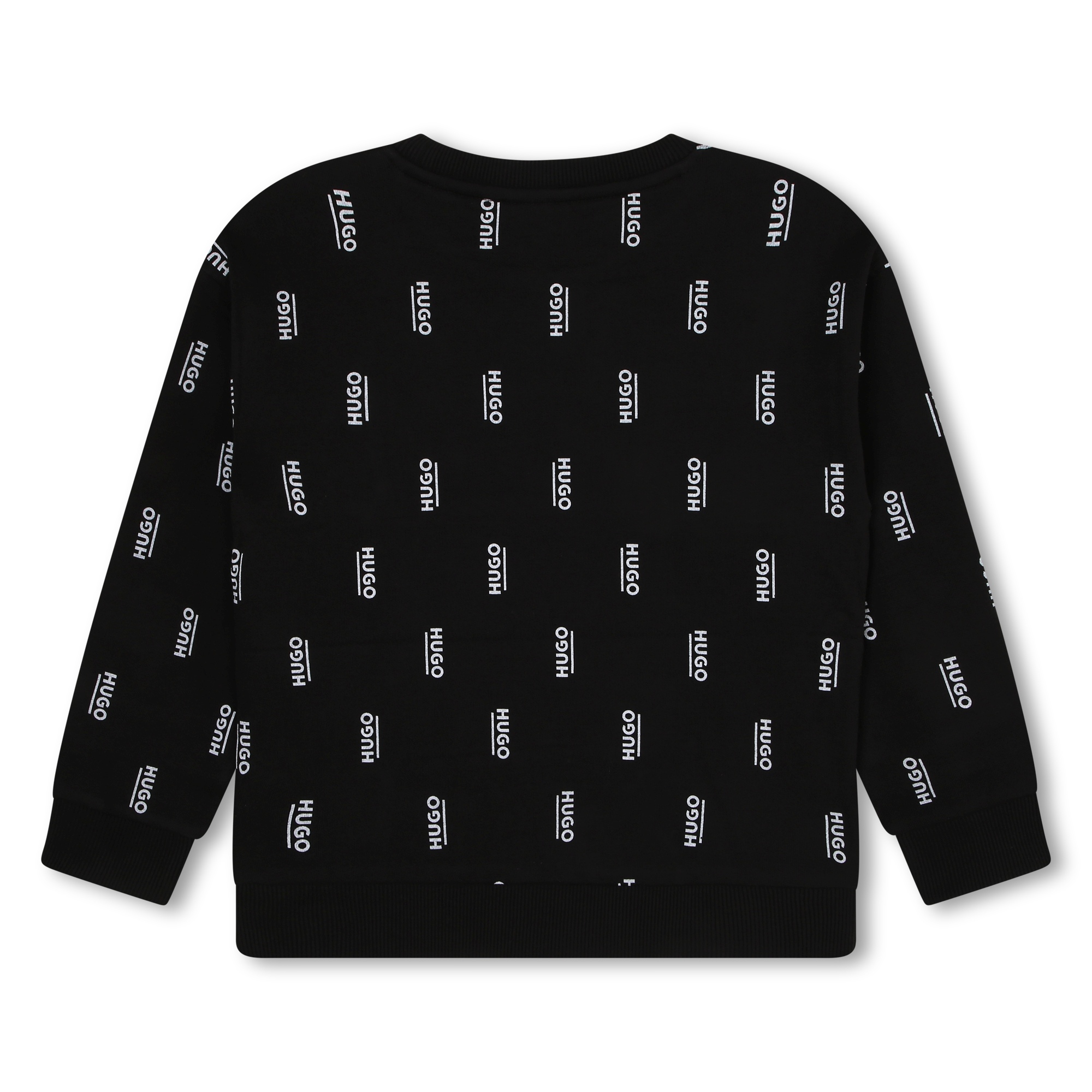 Fleece sweatshirt met print HUGO Voor